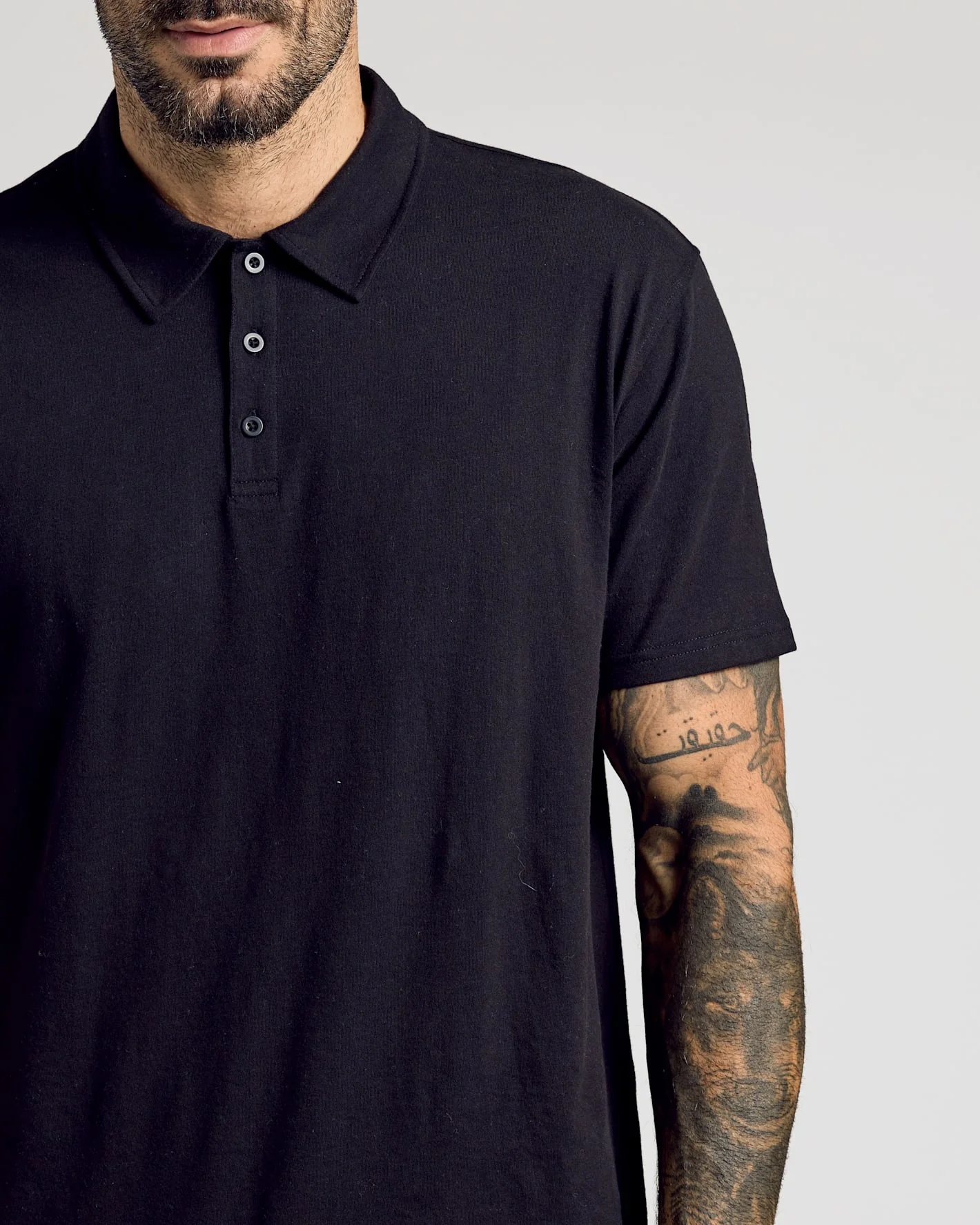 Black Classic Polo - Image 7