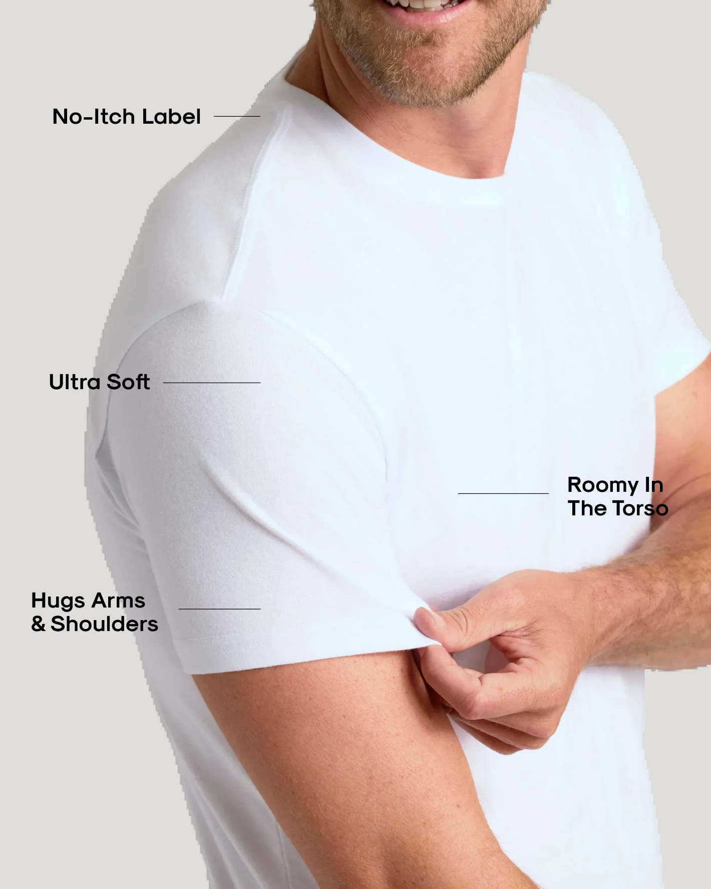 White Classic Crew Neck 3-Pack - Image 3