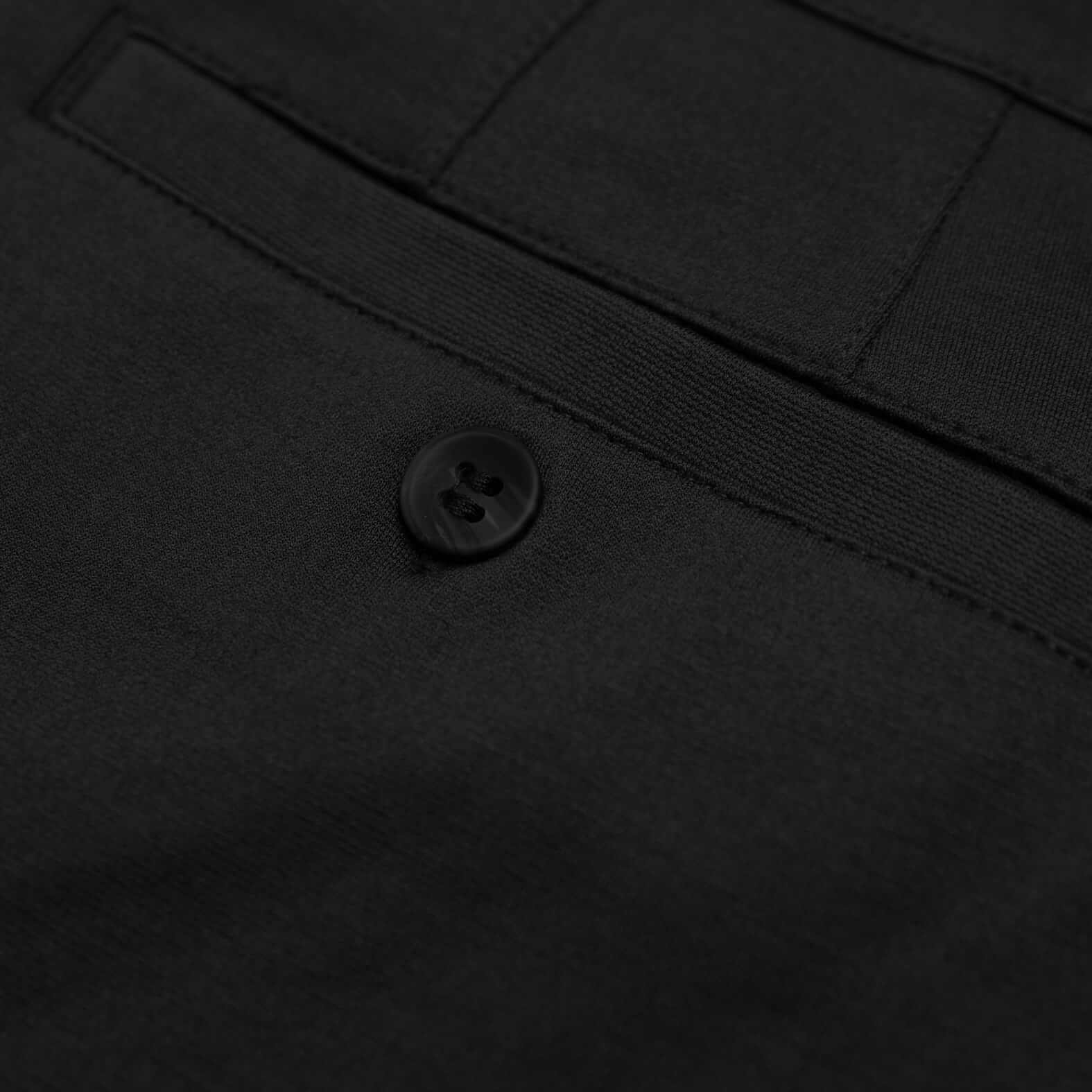 7" Black Comfort Knit Chino Shorts - Image 8