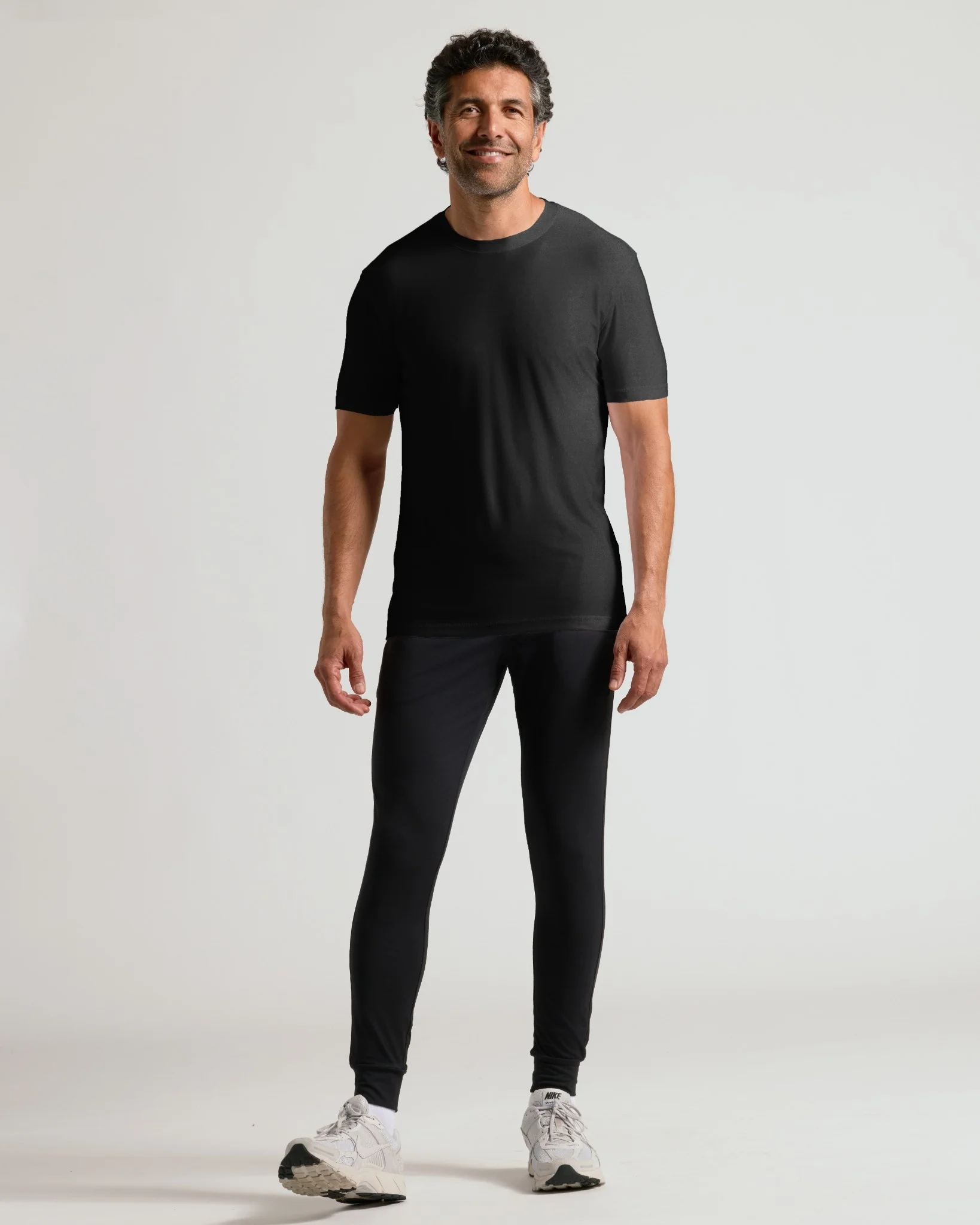 Black Active Crew and Jogger 2-Pack - Image 4