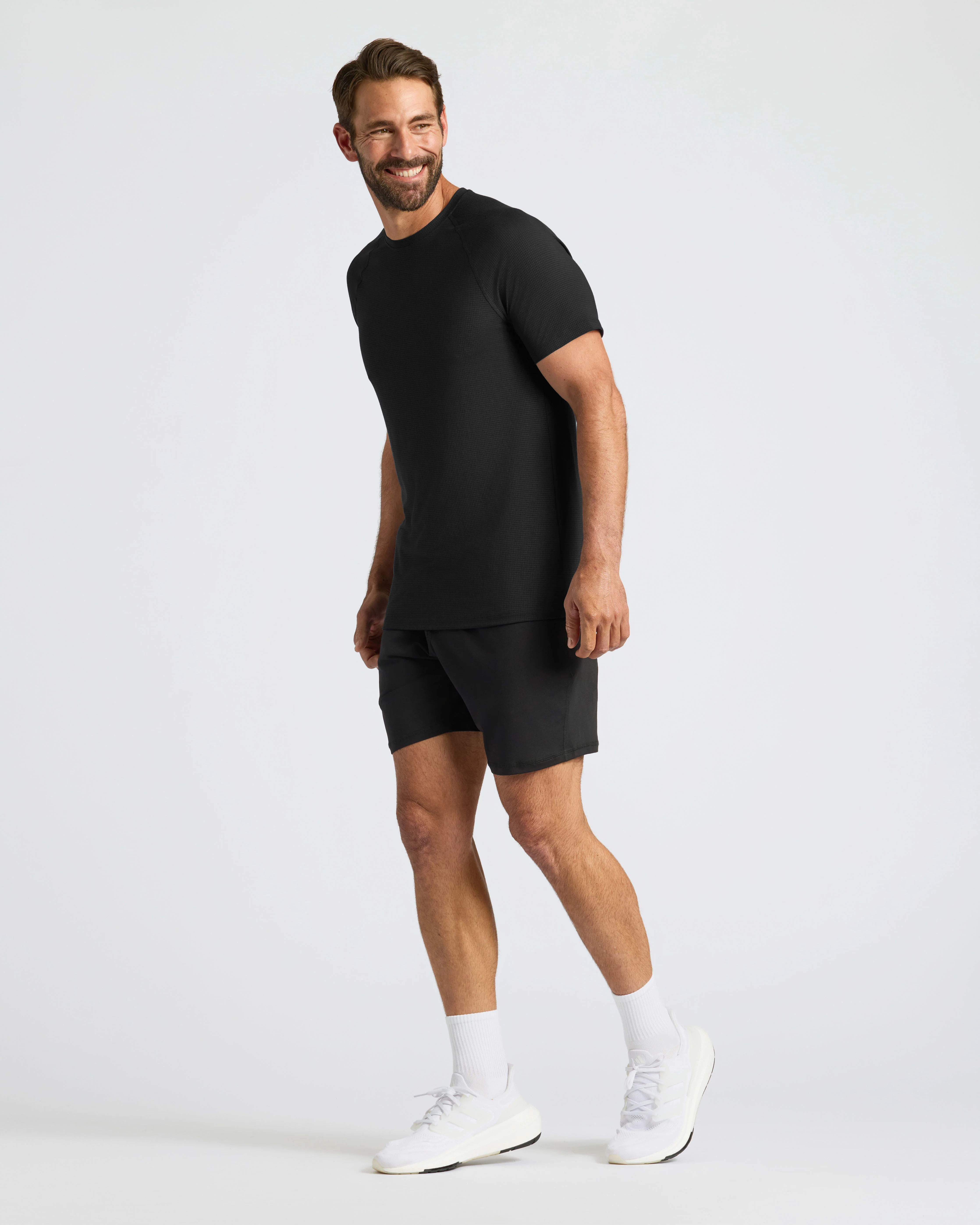 Black Active Mesh Crew - Image 7