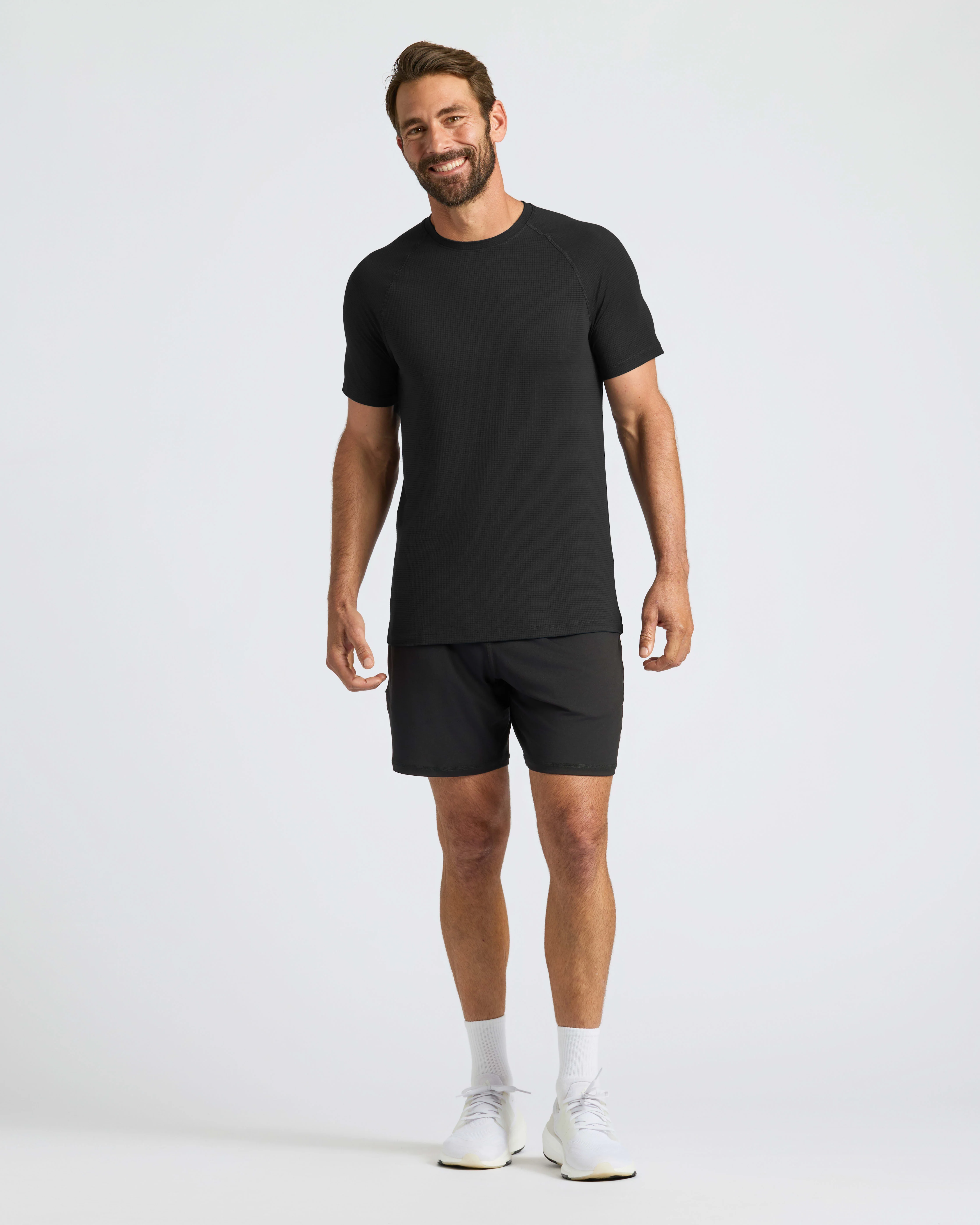 Black Active Mesh Crew - Image 3