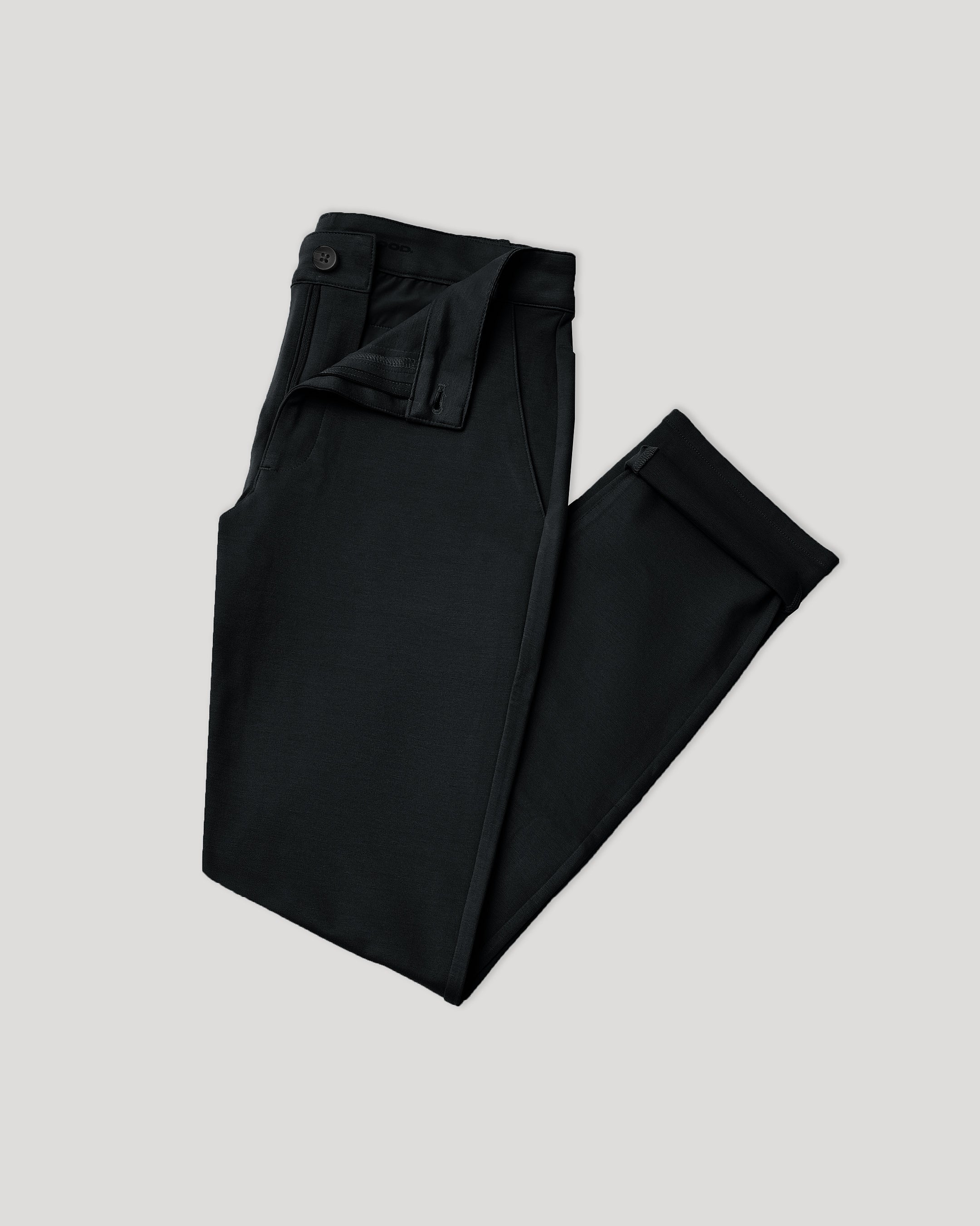 Black Slim Comfort Knit Chino Pant - Image 10
