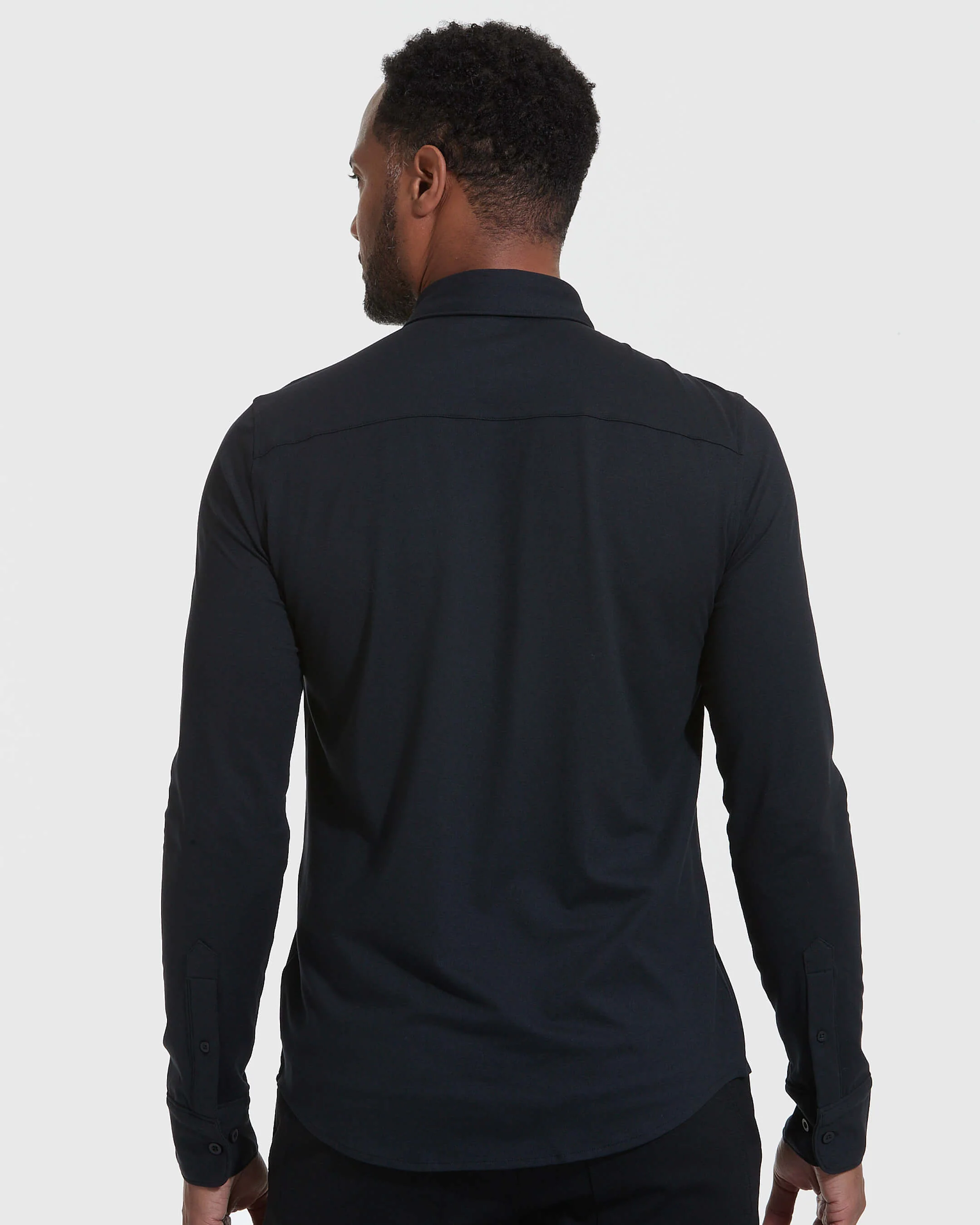 Black Long Sleeve Do-It-All Comfort Shirt - Image 4