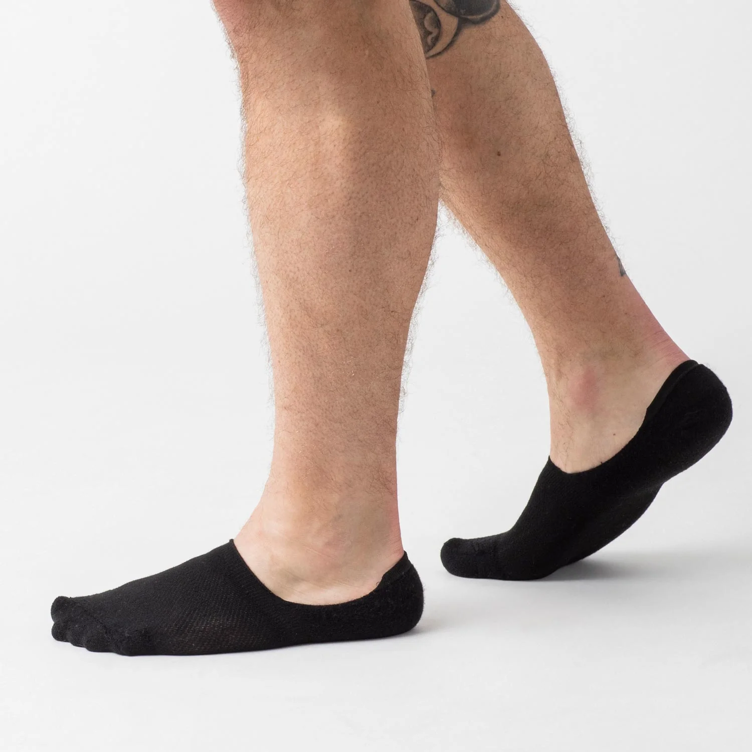 Black Never Show Socks 3 Pack - Image 4