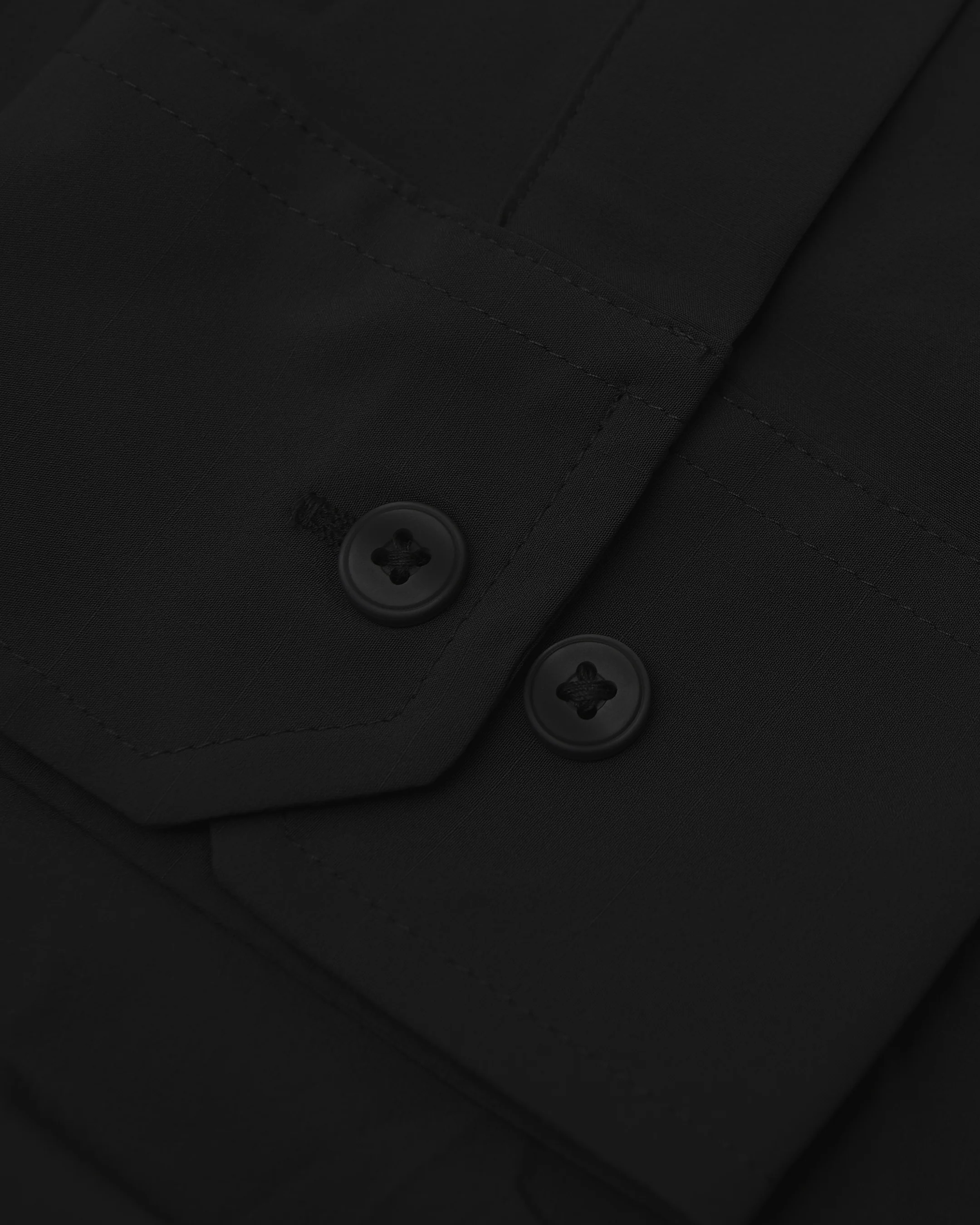Black Lightweight Dress Shirt - Image 6