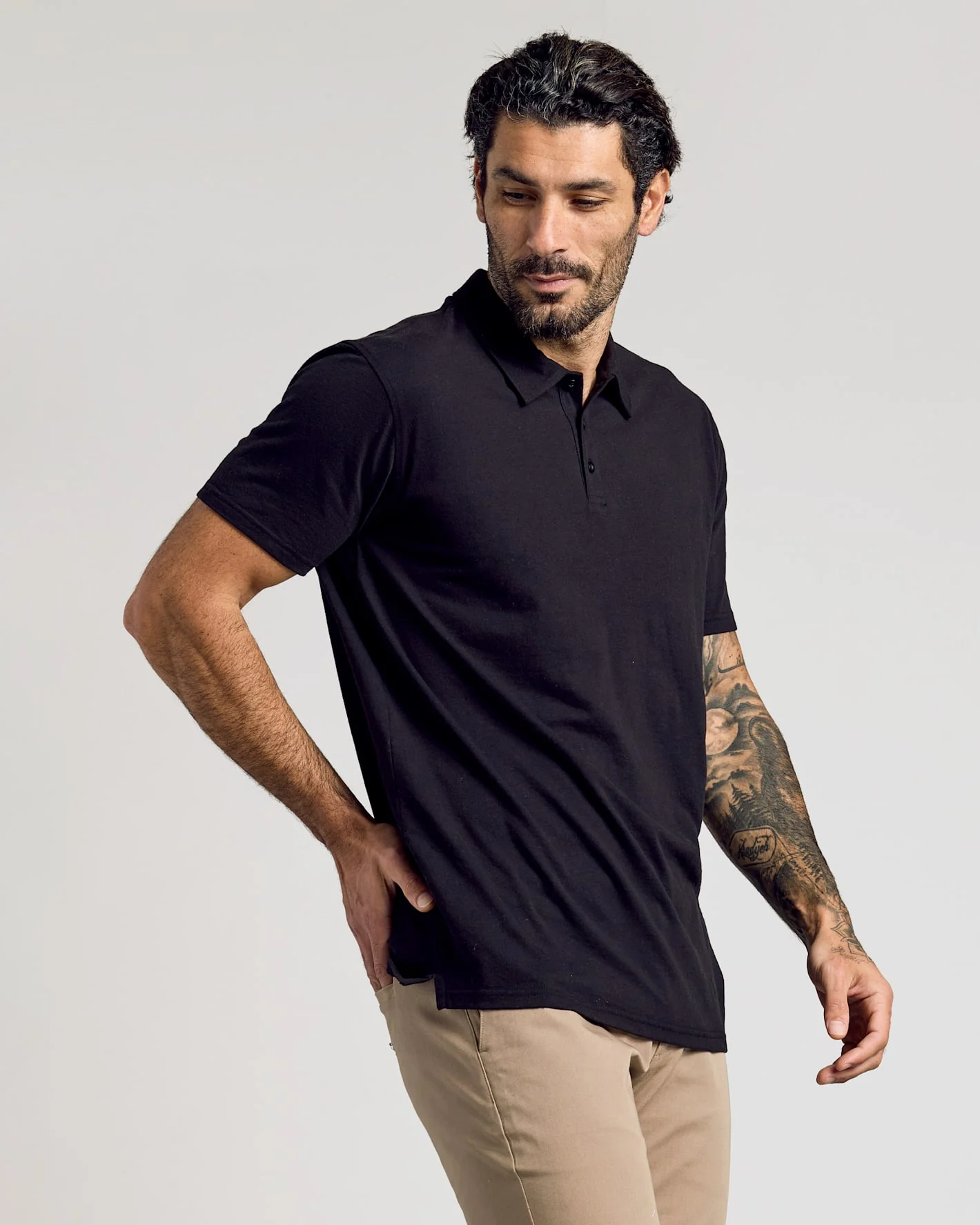 Black Classic Polo - Image 6