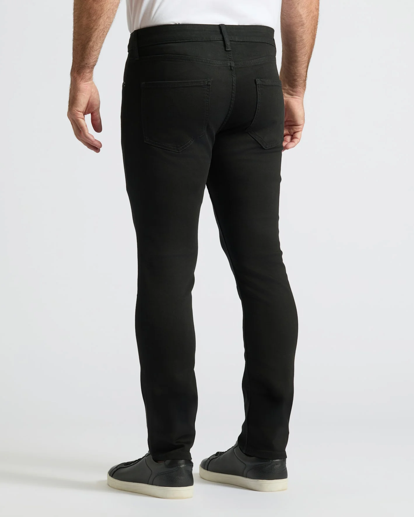 Black Wash Slim Comfort Stretch Jeans - Image 5