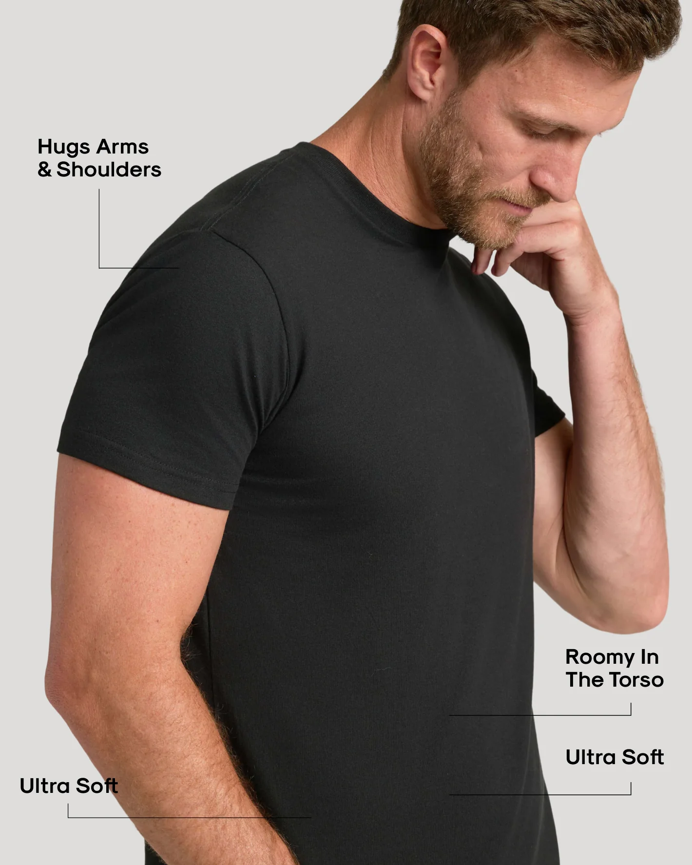 Black Classic Crew Neck 6-Pack - Image 3