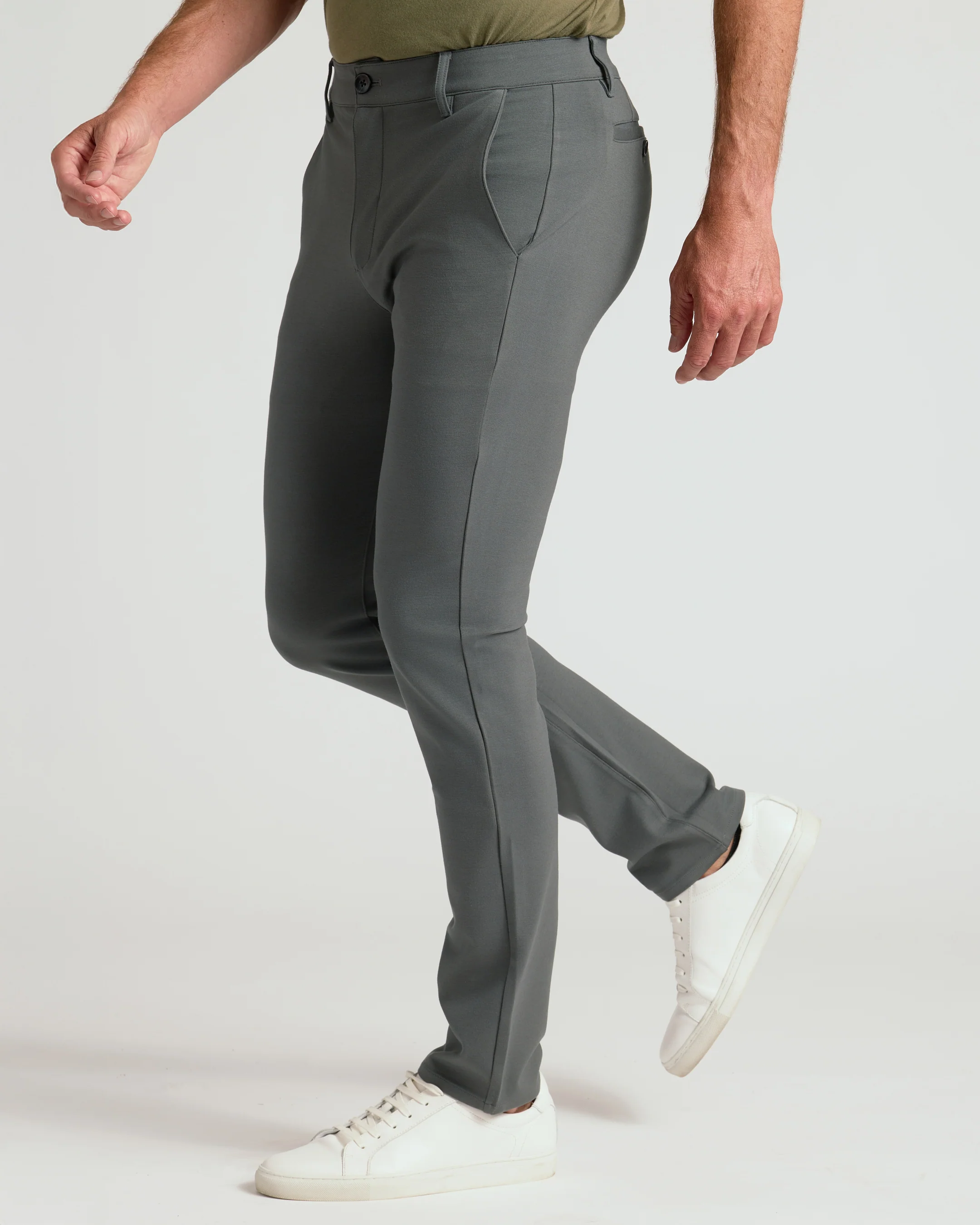 Carbon Slim Comfort Knit Chino Pant - Image 4