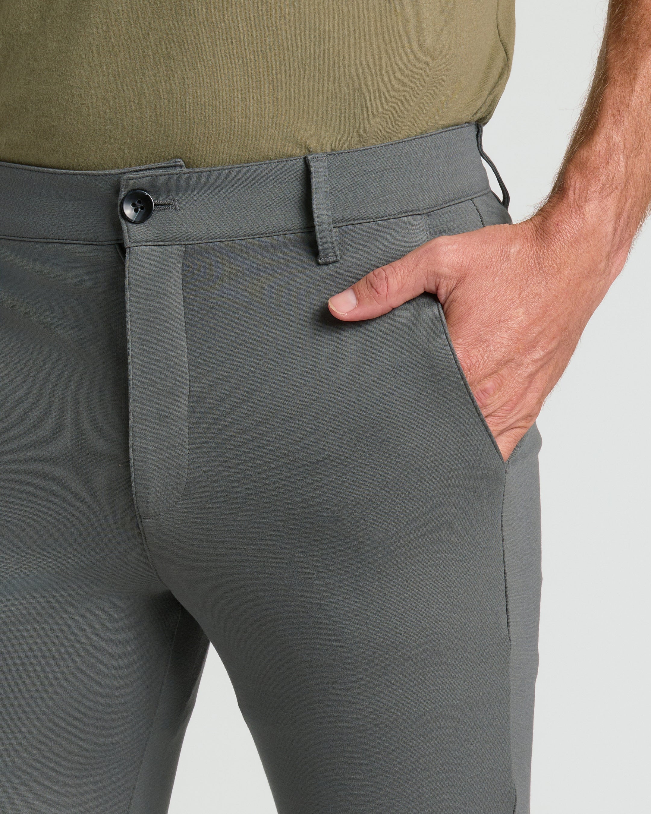 Carbon Slim Comfort Knit Chino Pant - Image 5