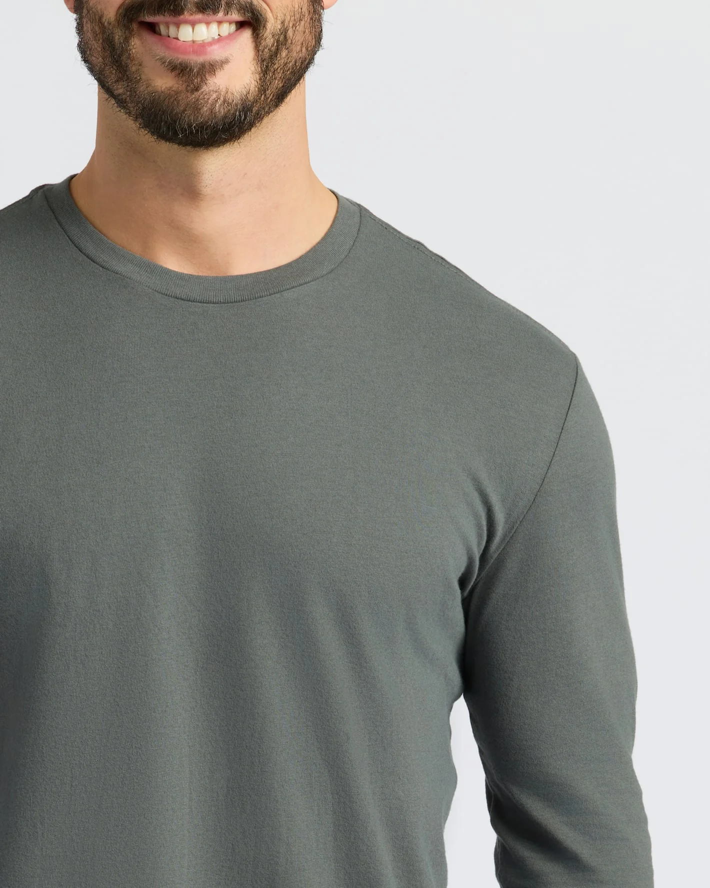 Carbon Classic Long Sleeve Crew Neck - Image 7