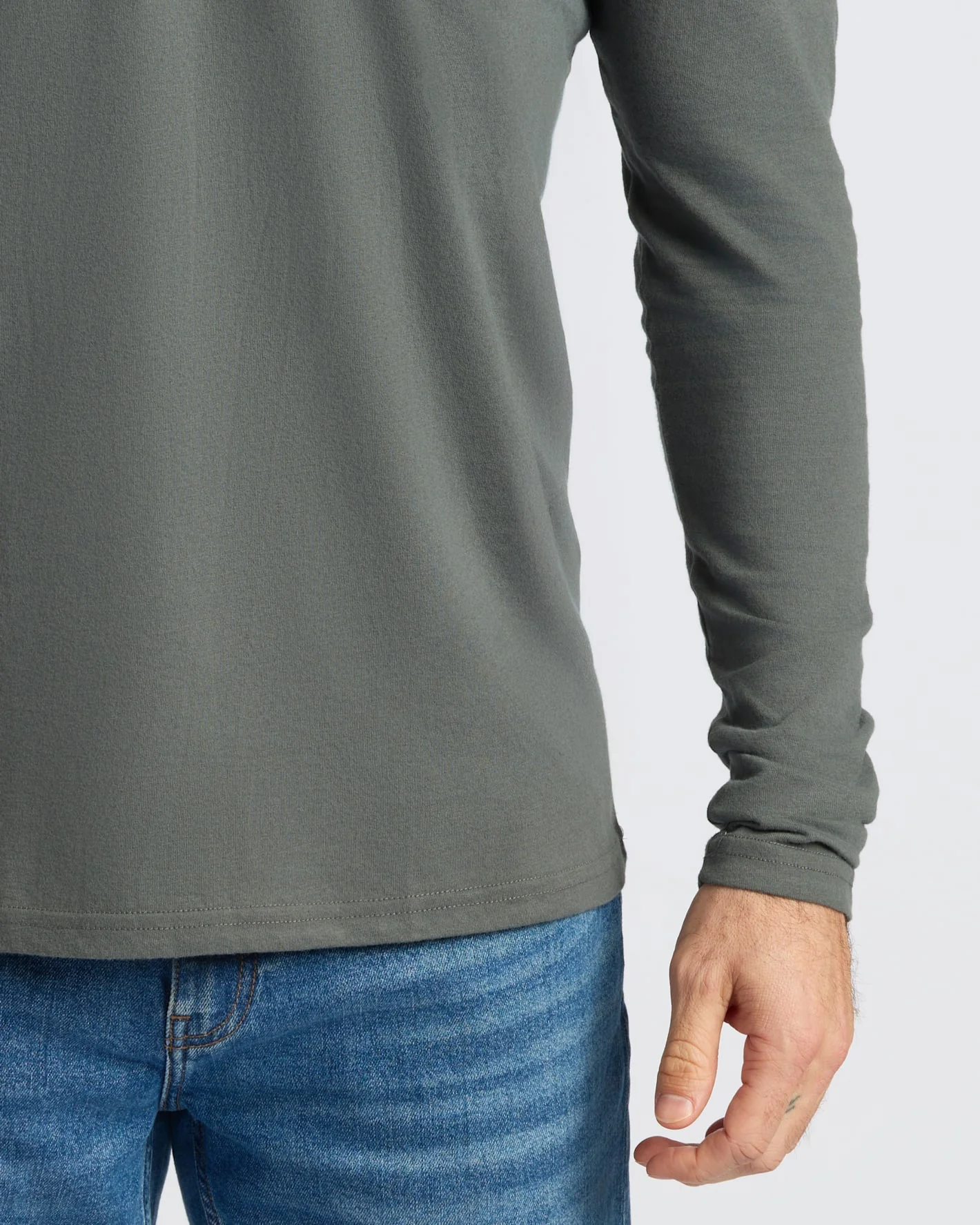 Carbon Classic Long Sleeve Crew Neck - Image 8
