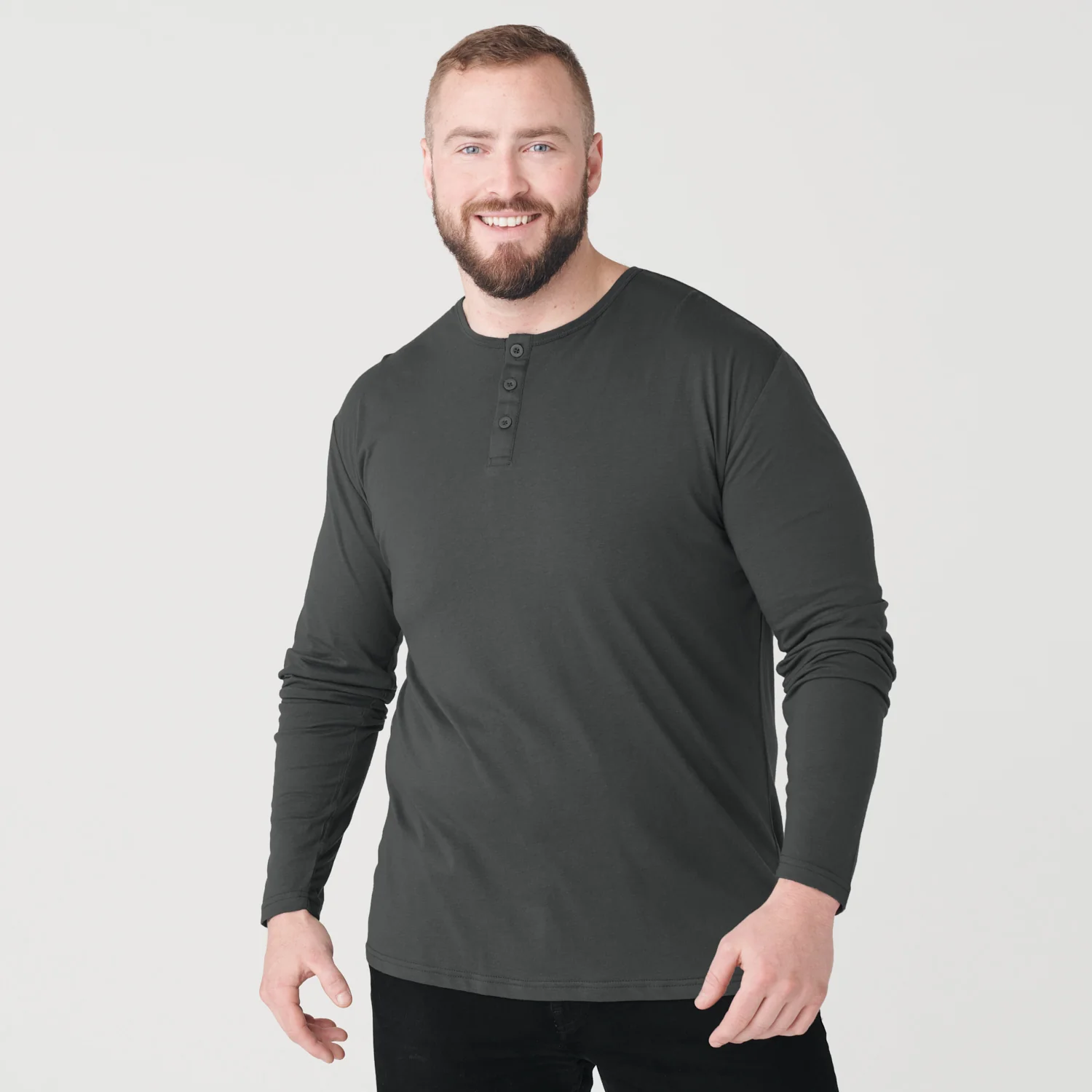 Carbon Classic Long Sleeve Henley - Image 6