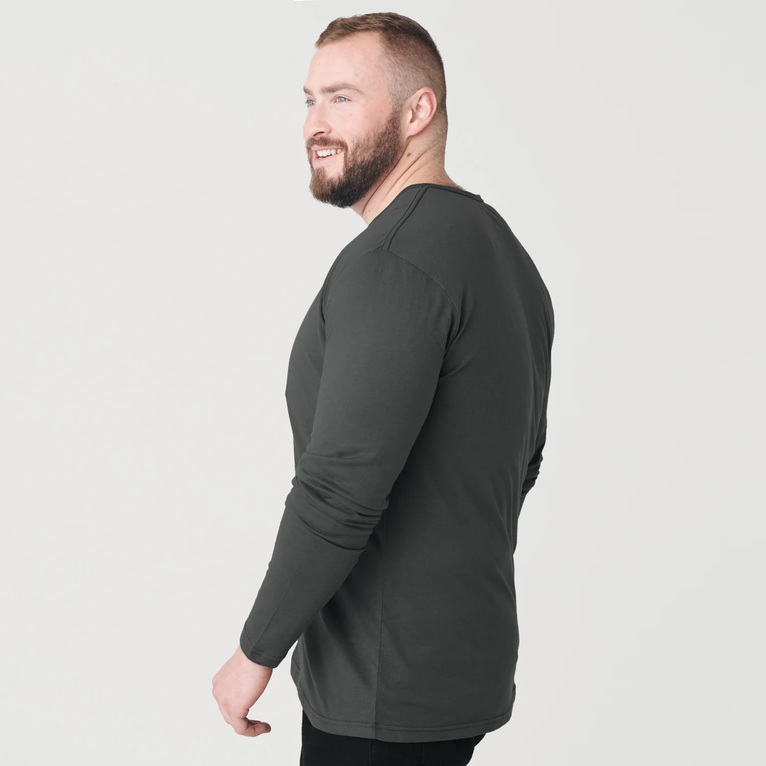 Carbon Classic Long Sleeve Henley - Image 8