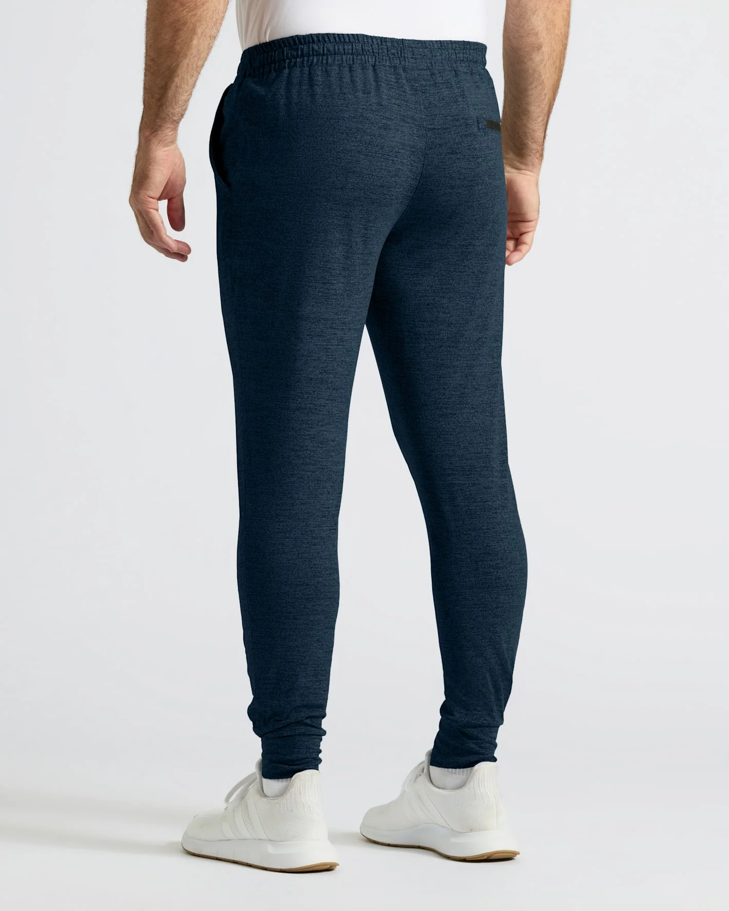 Dark Heather Navy Active Joggers - Image 4