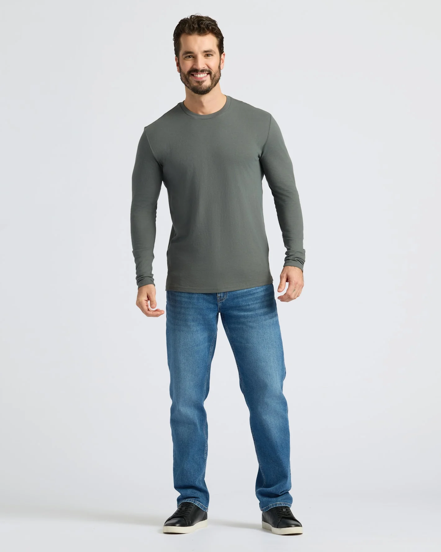 Carbon Classic Long Sleeve Crew Neck - Image 4
