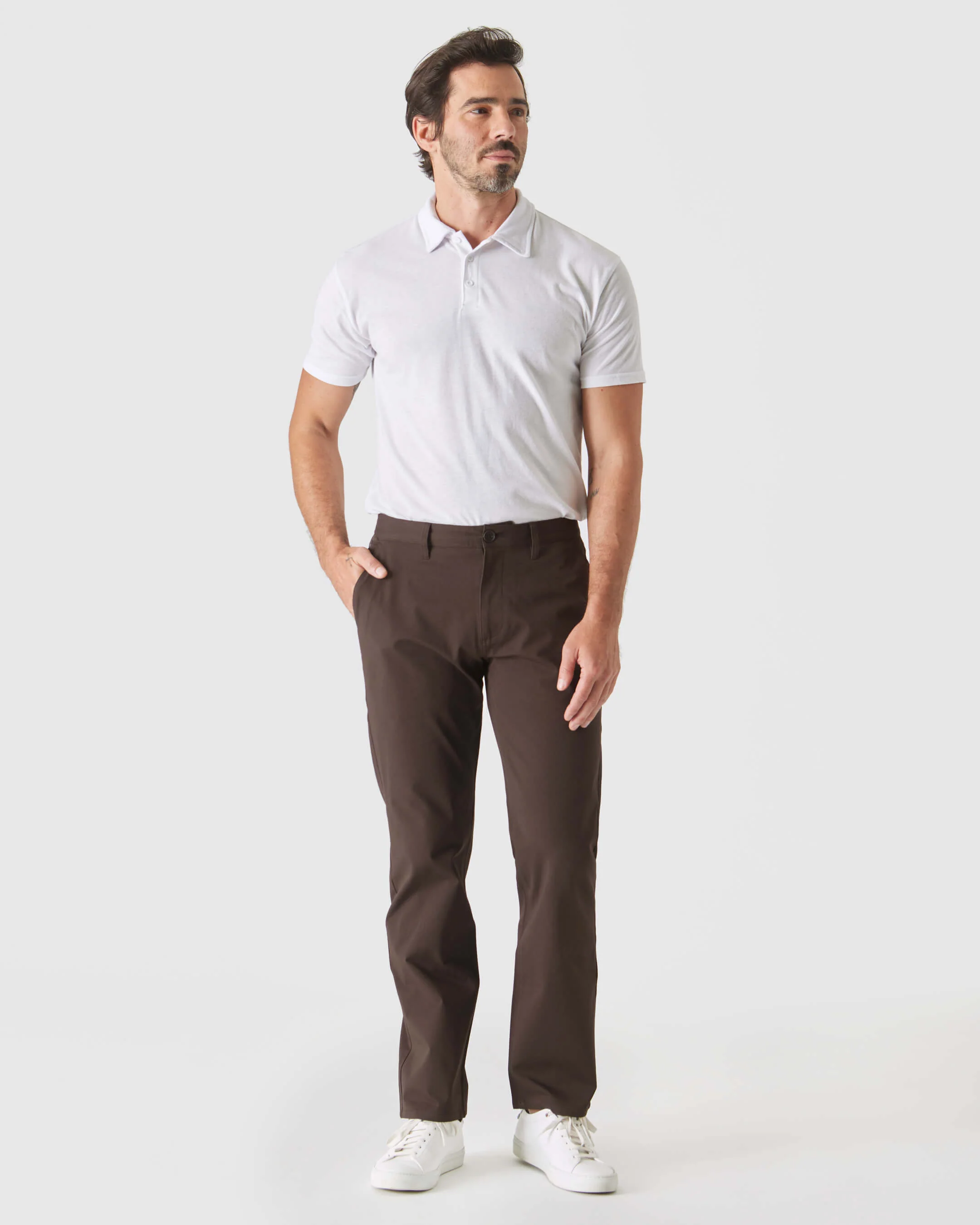 Dark Oak Straight Twill Chino Pant - Image 5