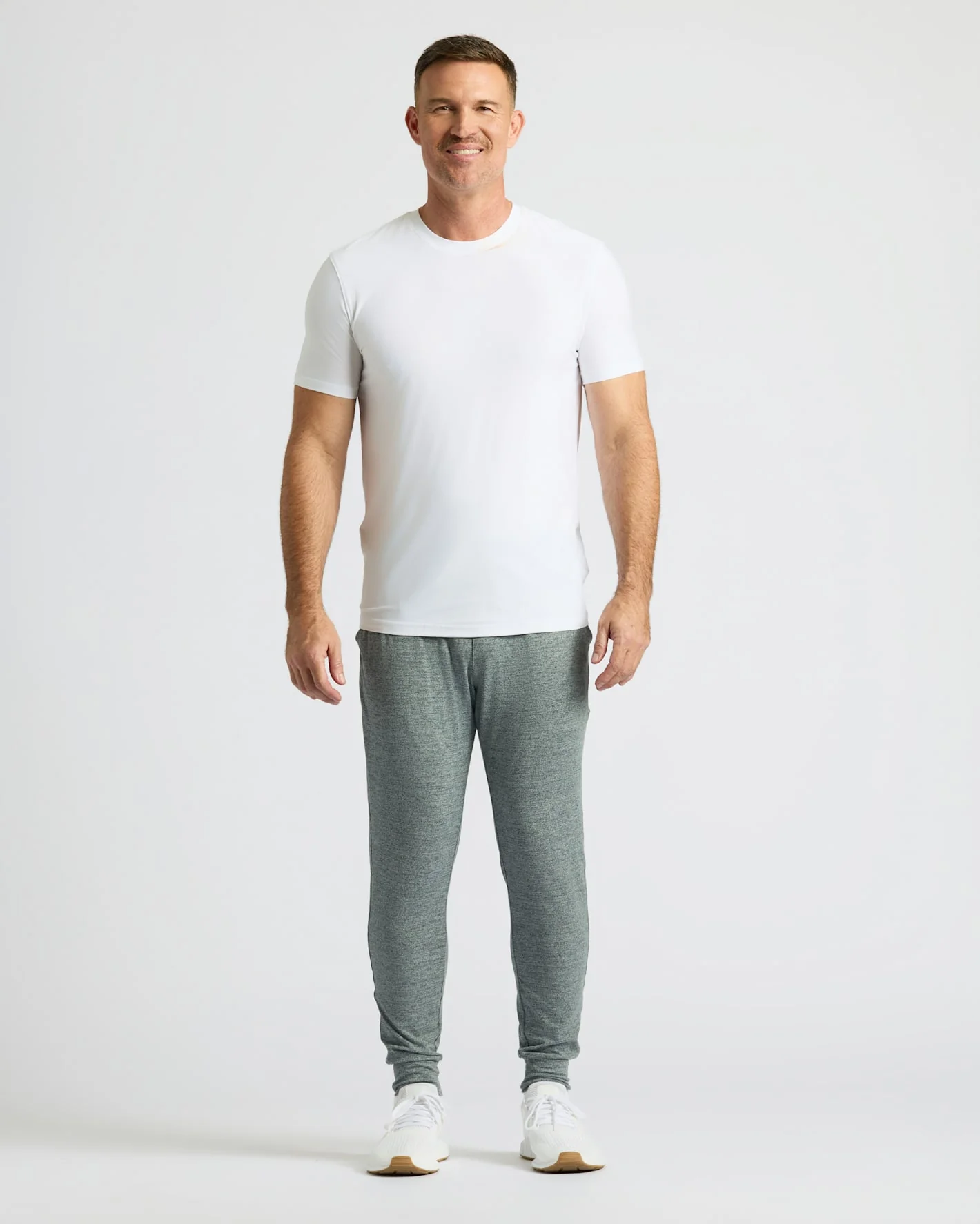 Heather Gray Active Joggers - Image 3