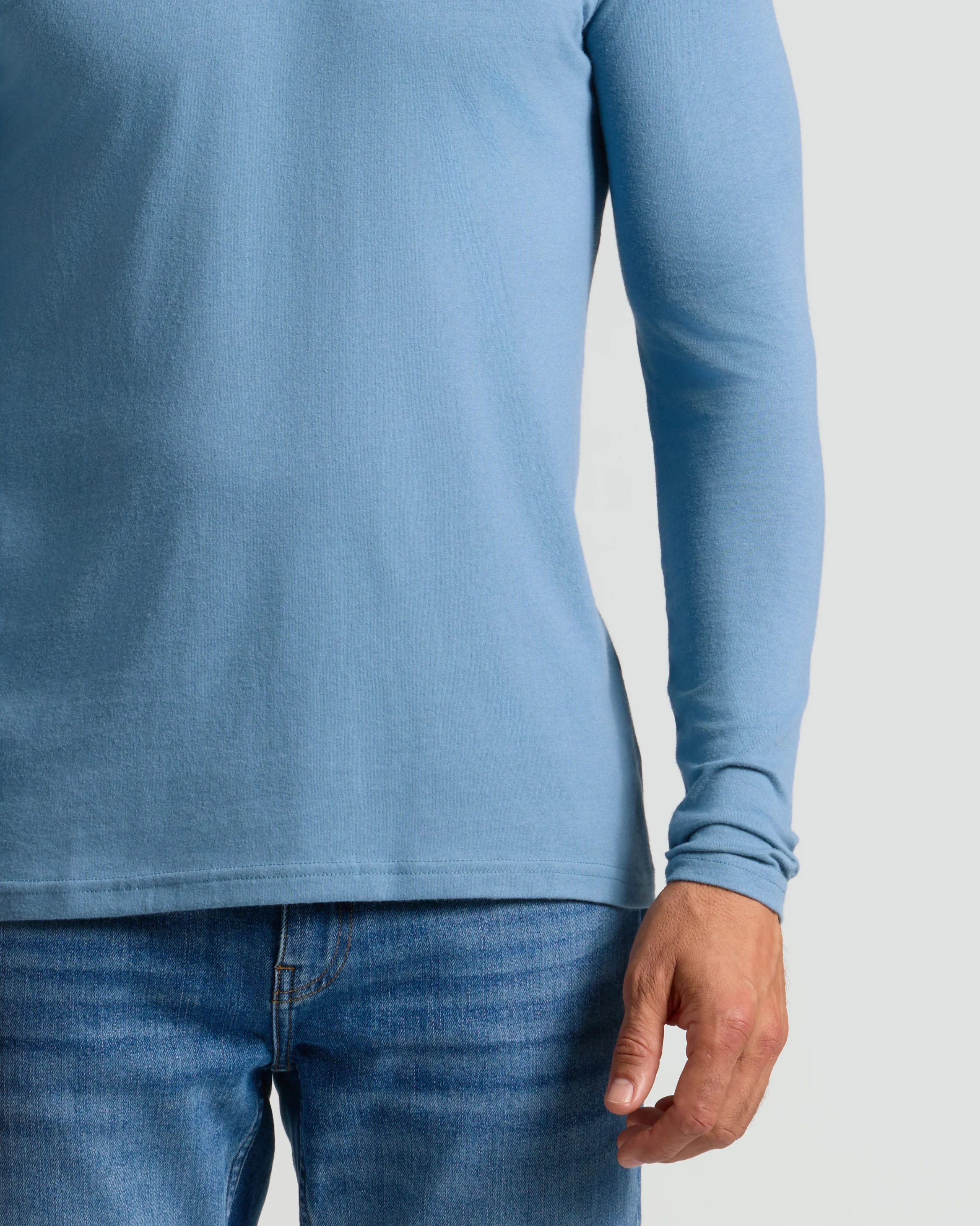 Indigo Classic Long Sleeve Crew Neck - Image 5
