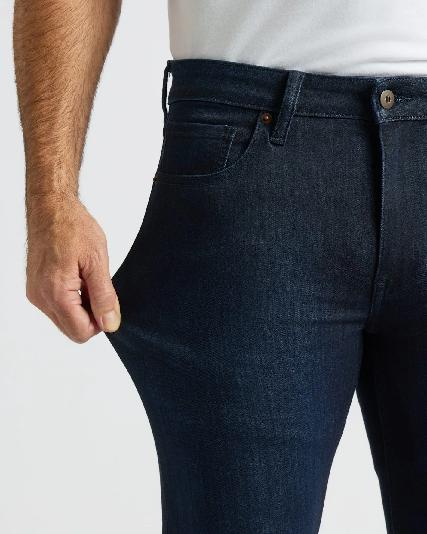 Indigo Wash Slim Comfort Stretch Jeans - Image 7