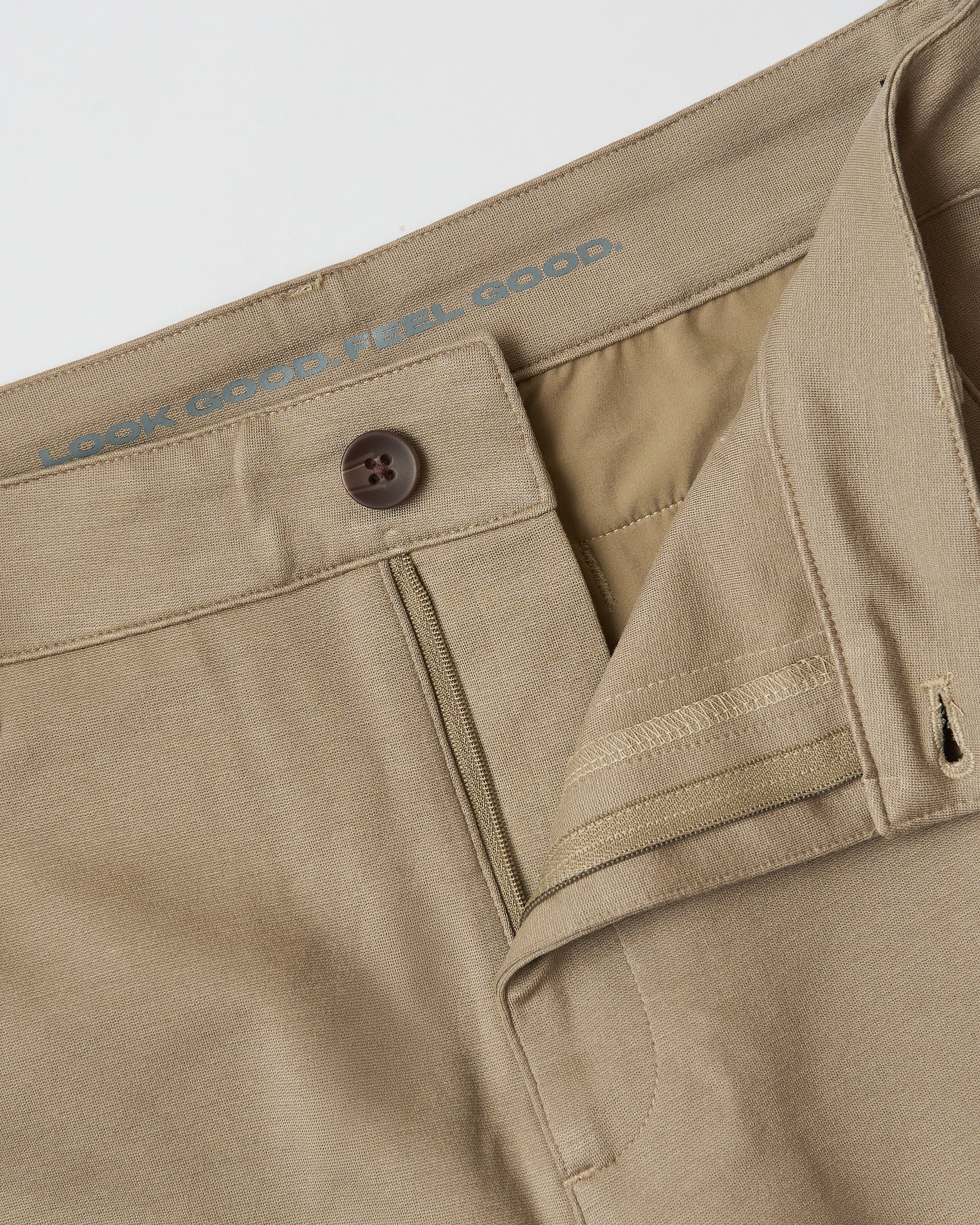 Khaki Slim Comfort Knit Chino Pant - Image 12