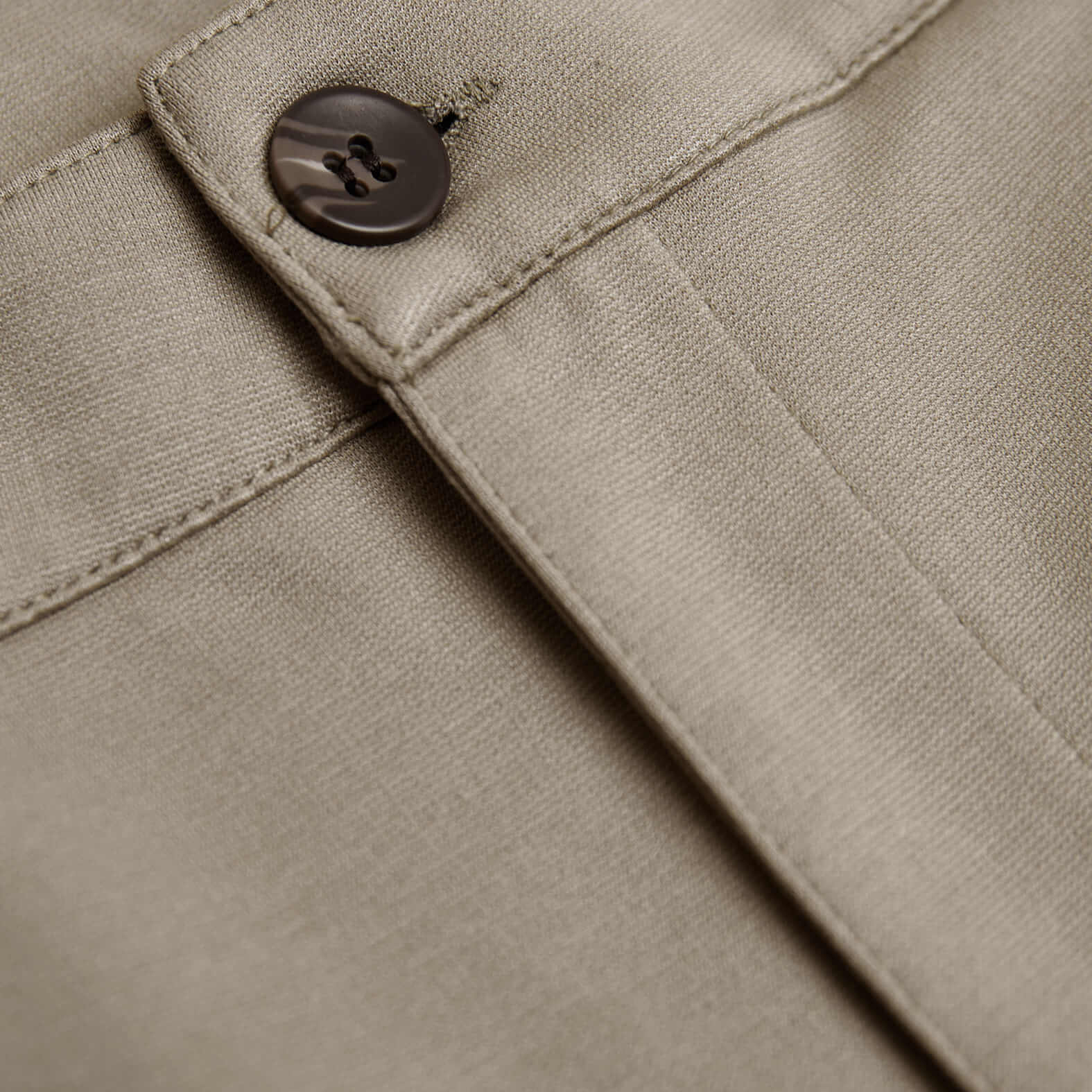 9" Khaki Comfort Knit Chino Shorts - Image 6