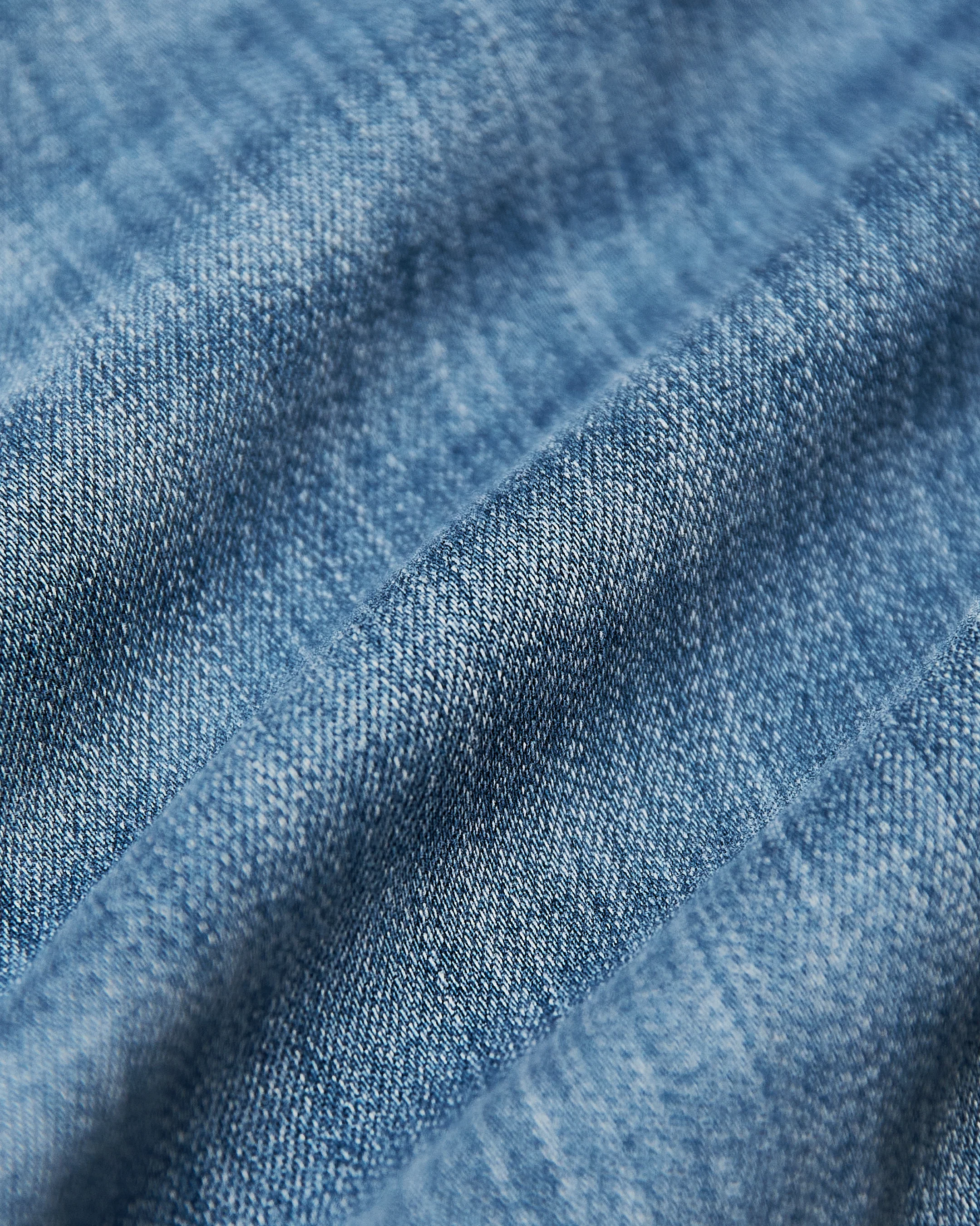 Medium Indigo Wash Straight Comfort Stretch Jeans - Image 9