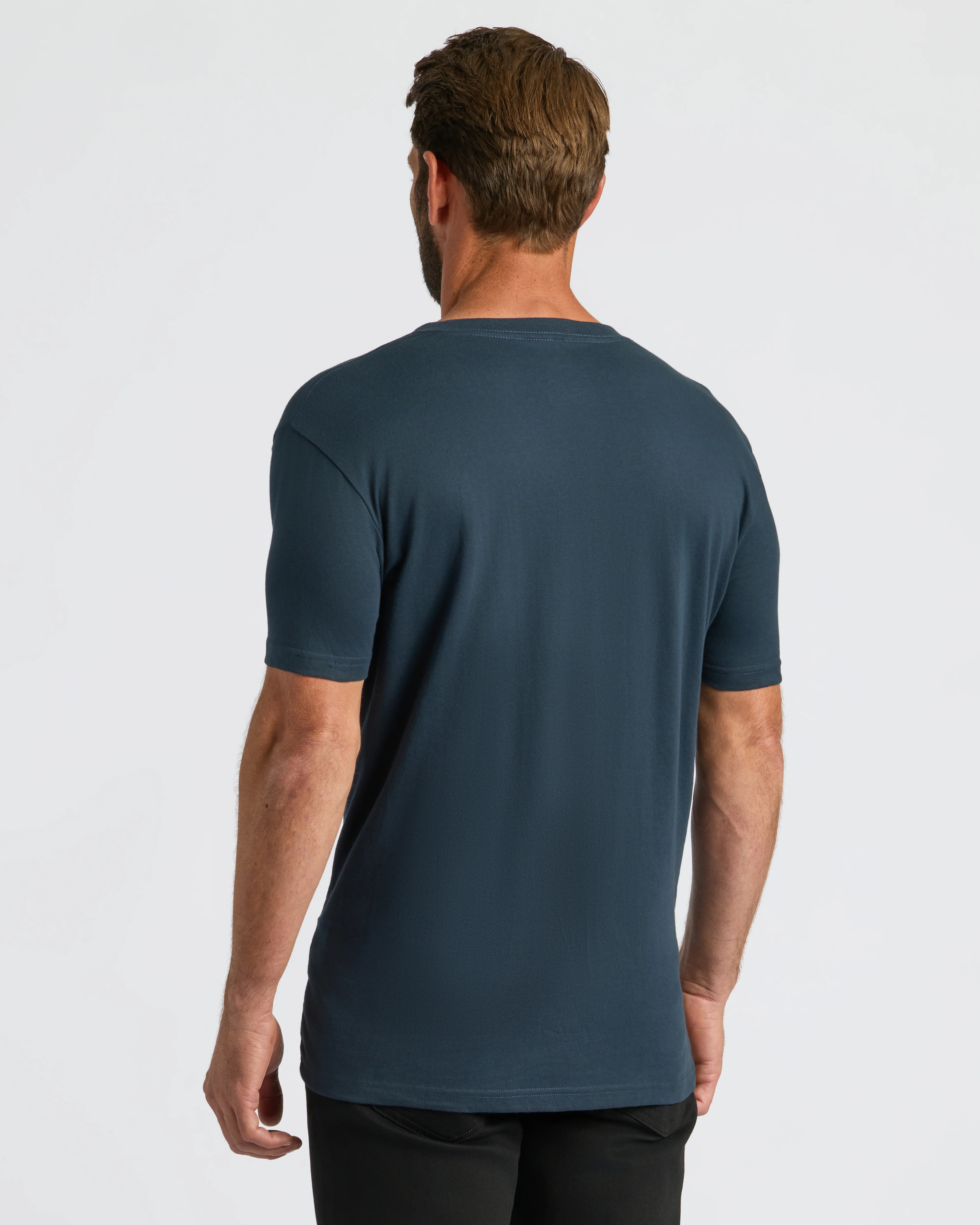 Navy Classic V-Neck - Image 4