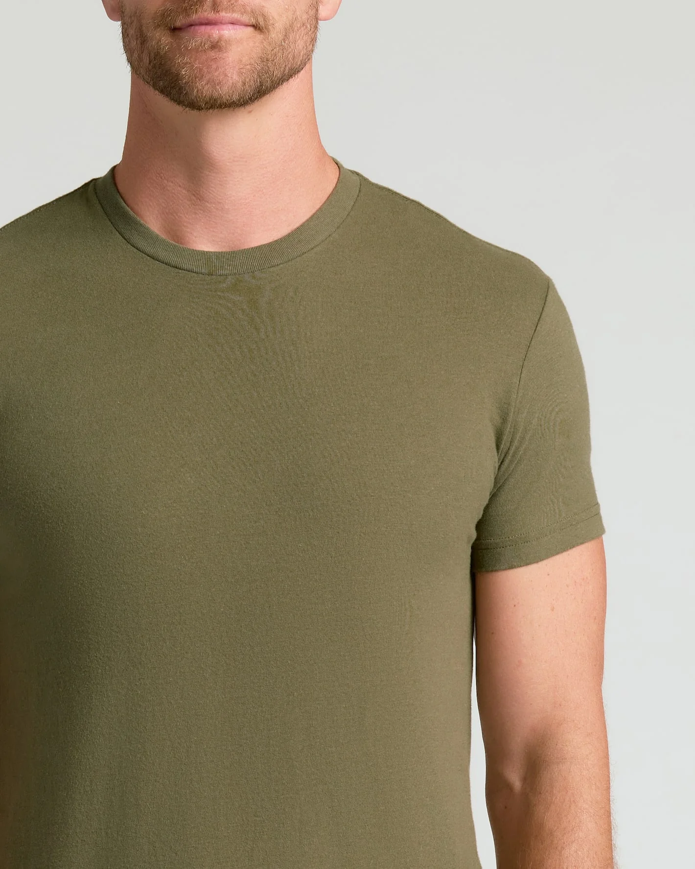 Military Green Classic Crew Neck - Image 6