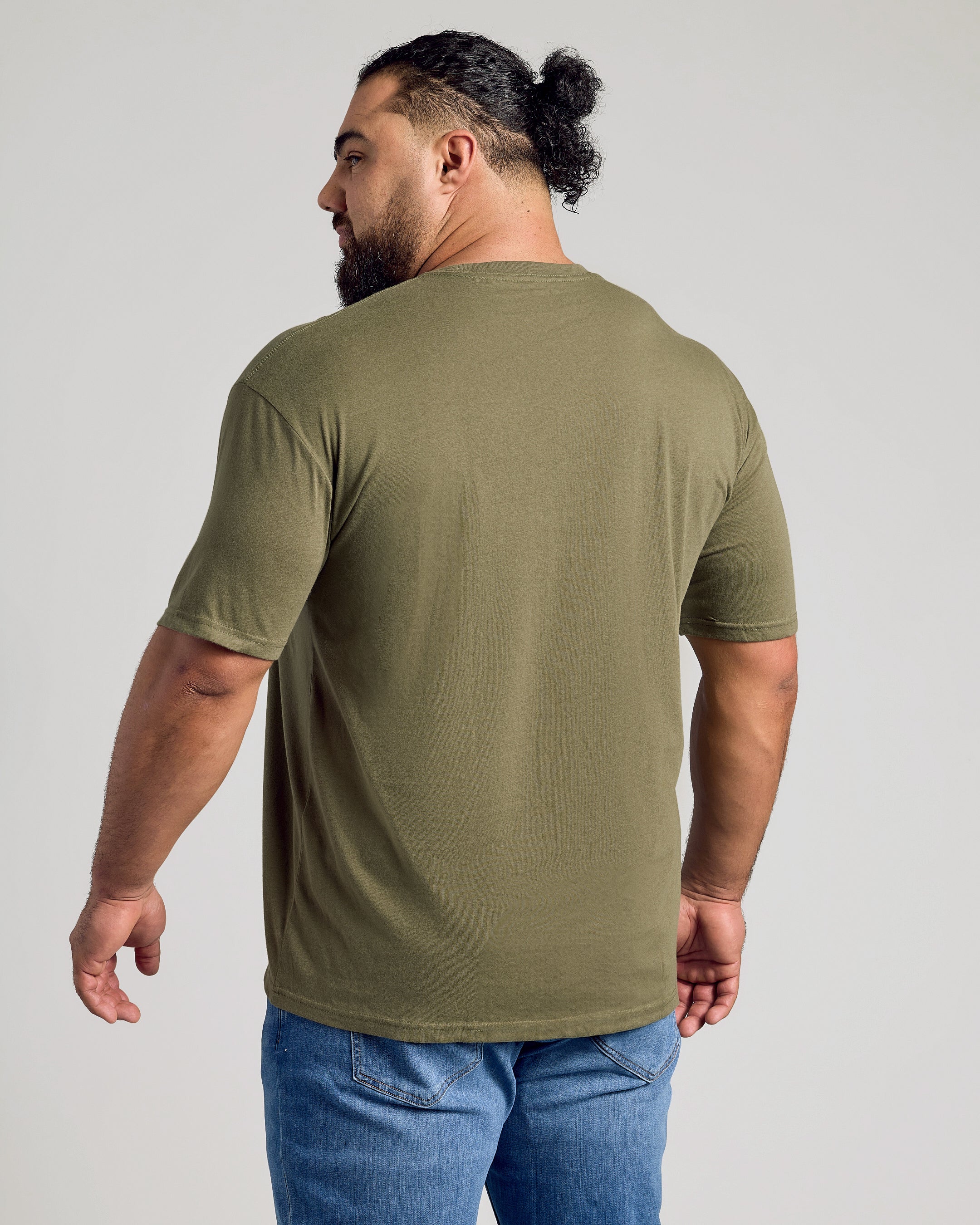 Military Green Classic Crew Neck - Image 9