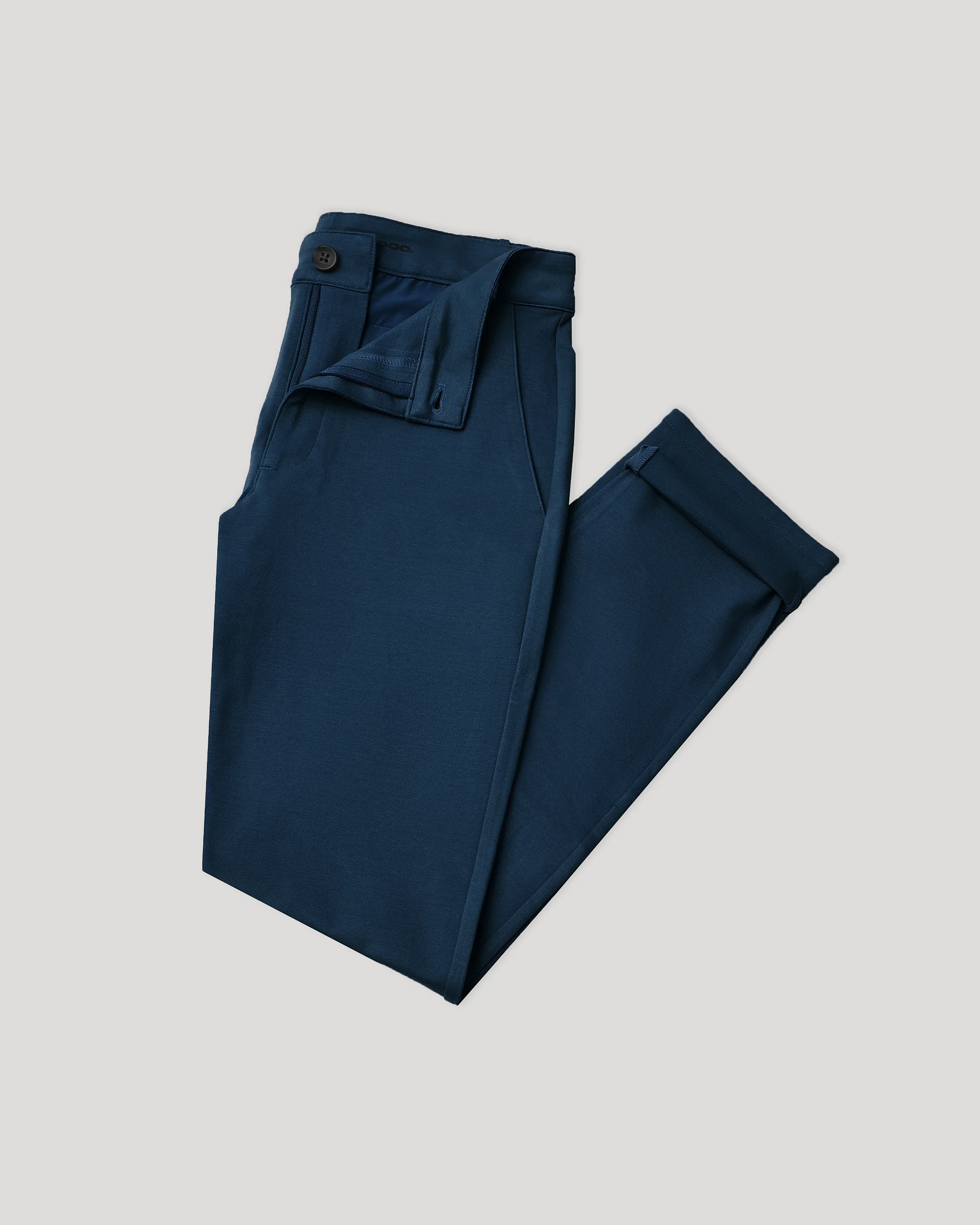 Navy Slim Comfort Knit Chino Pant - Image 9