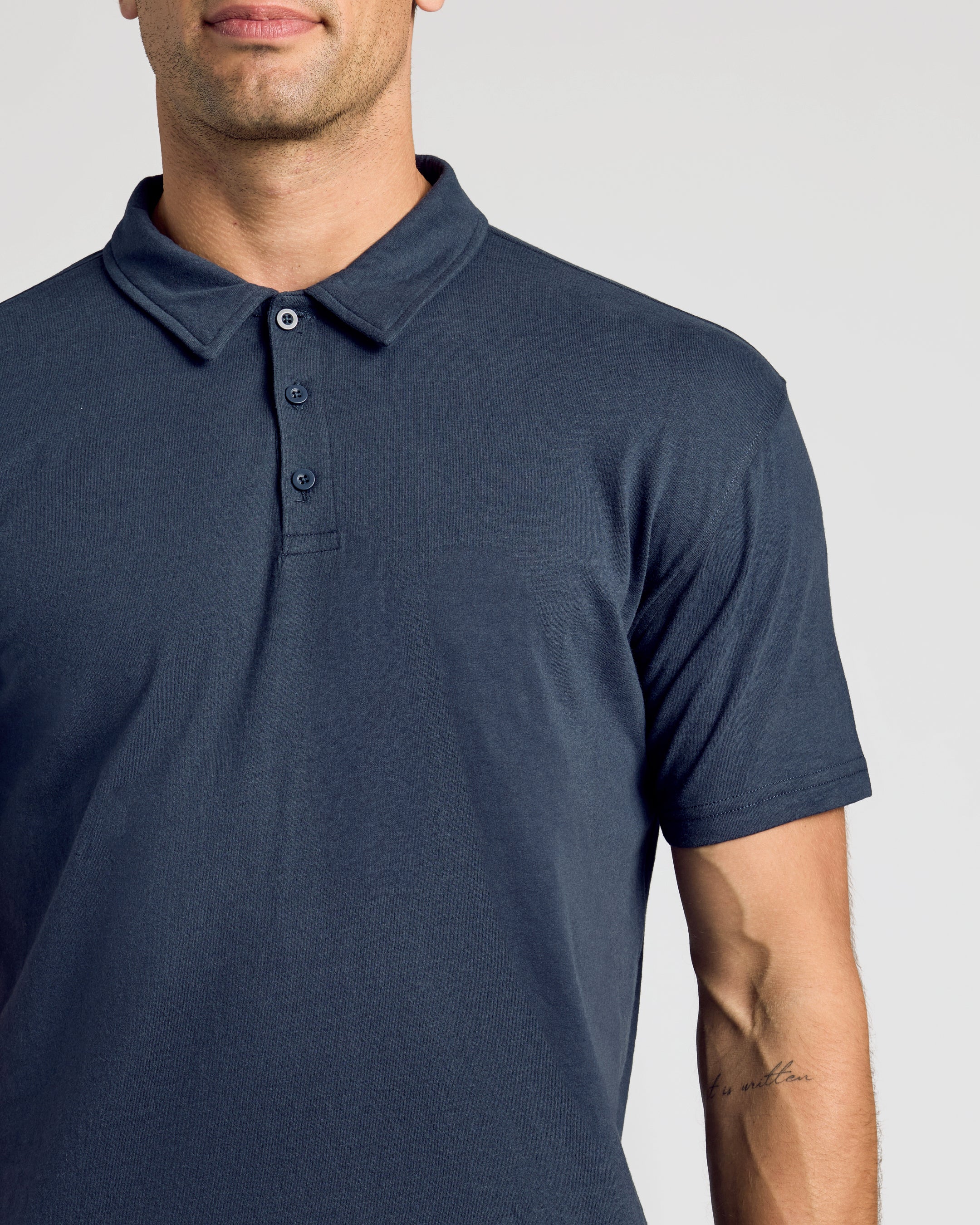 Navy Classic Polo - Image 5
