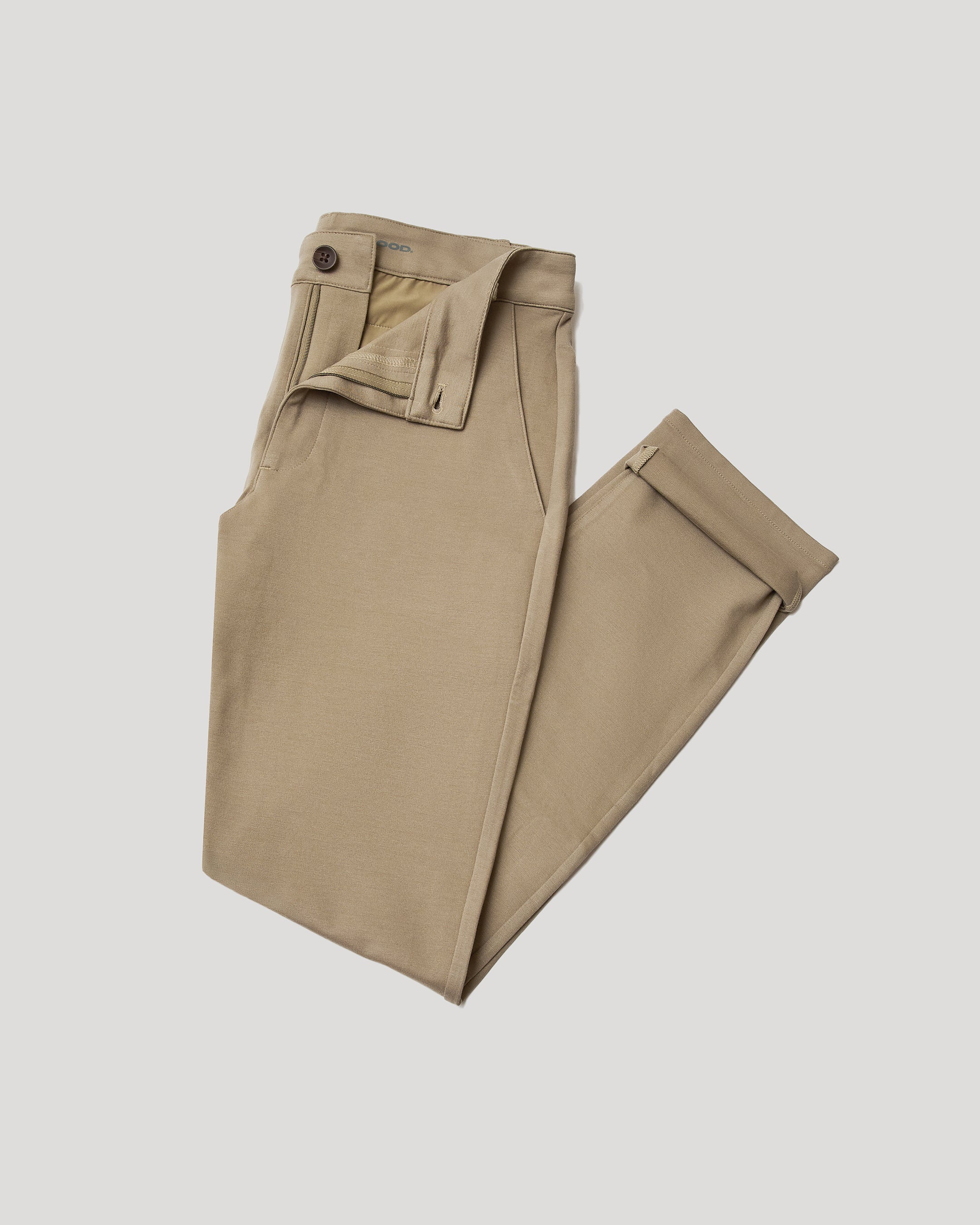 Khaki Slim Comfort Knit Chino Pant - Image 11