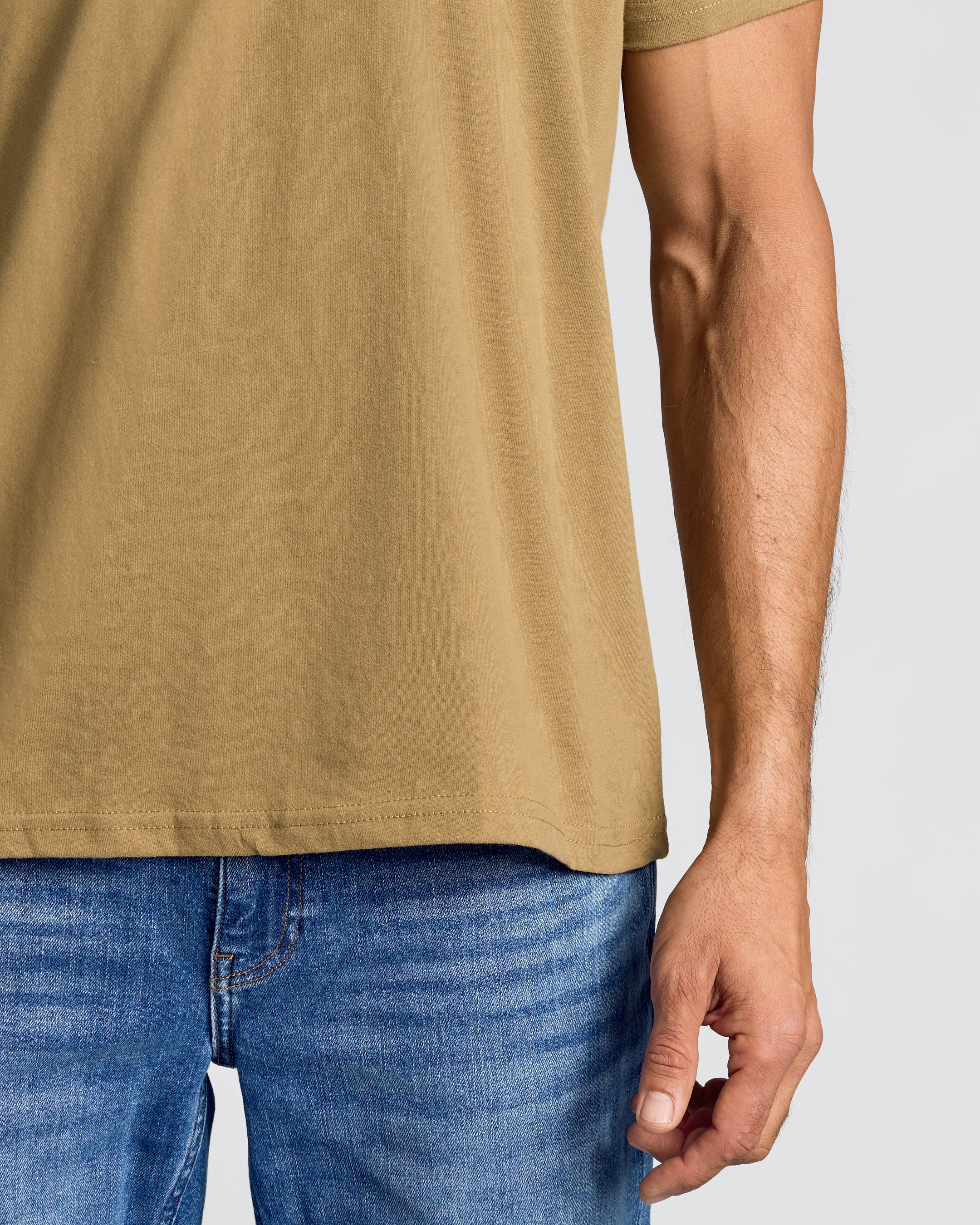 Tan 499 Classic Crew Neck - Image 11