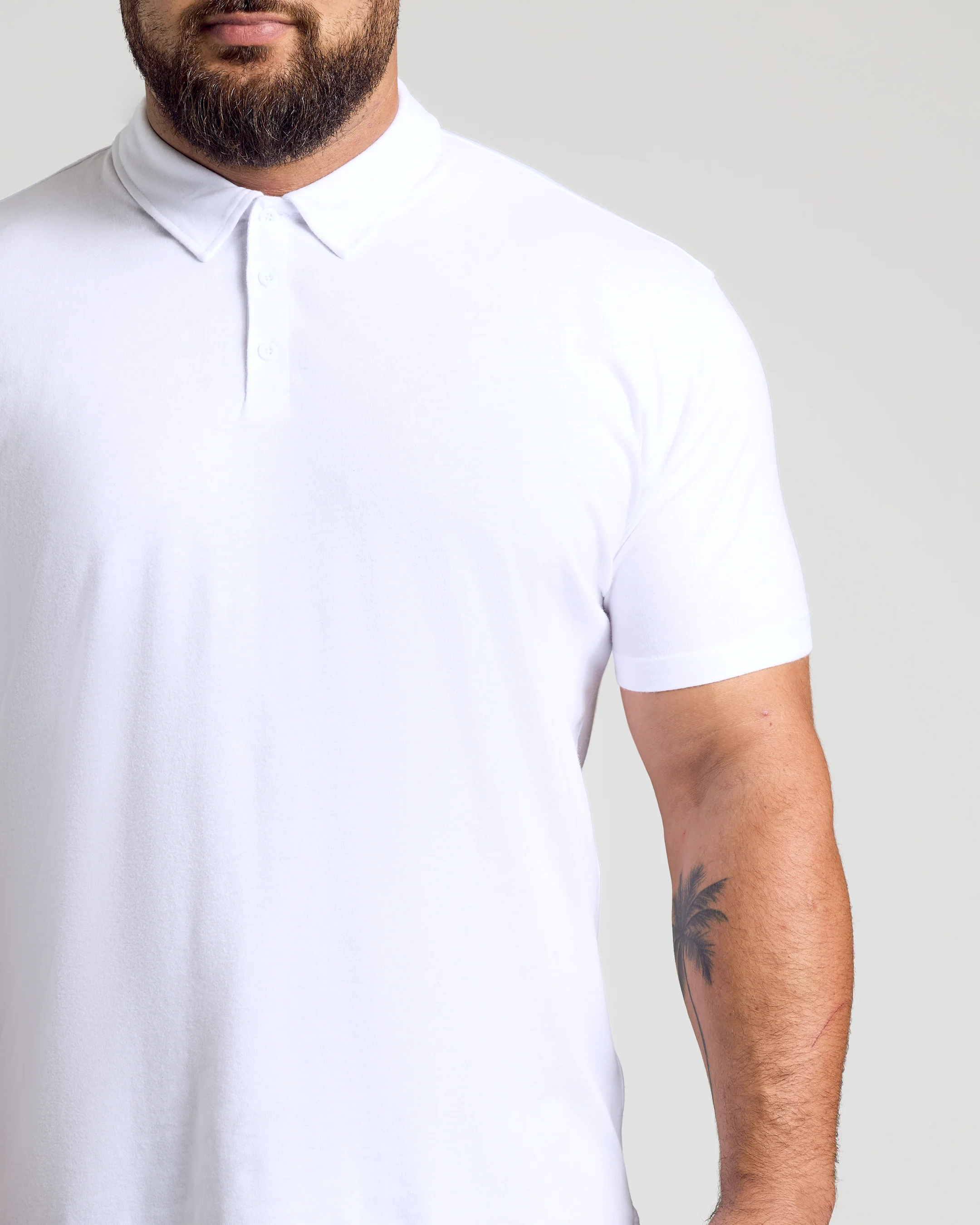 White Classic Polo - Image 10