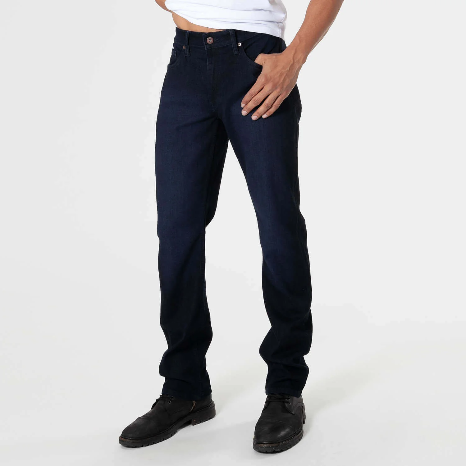 Trial Crew & Indigo Wash Straight Comfort Stretch Jeans 3-Pack - Image 4