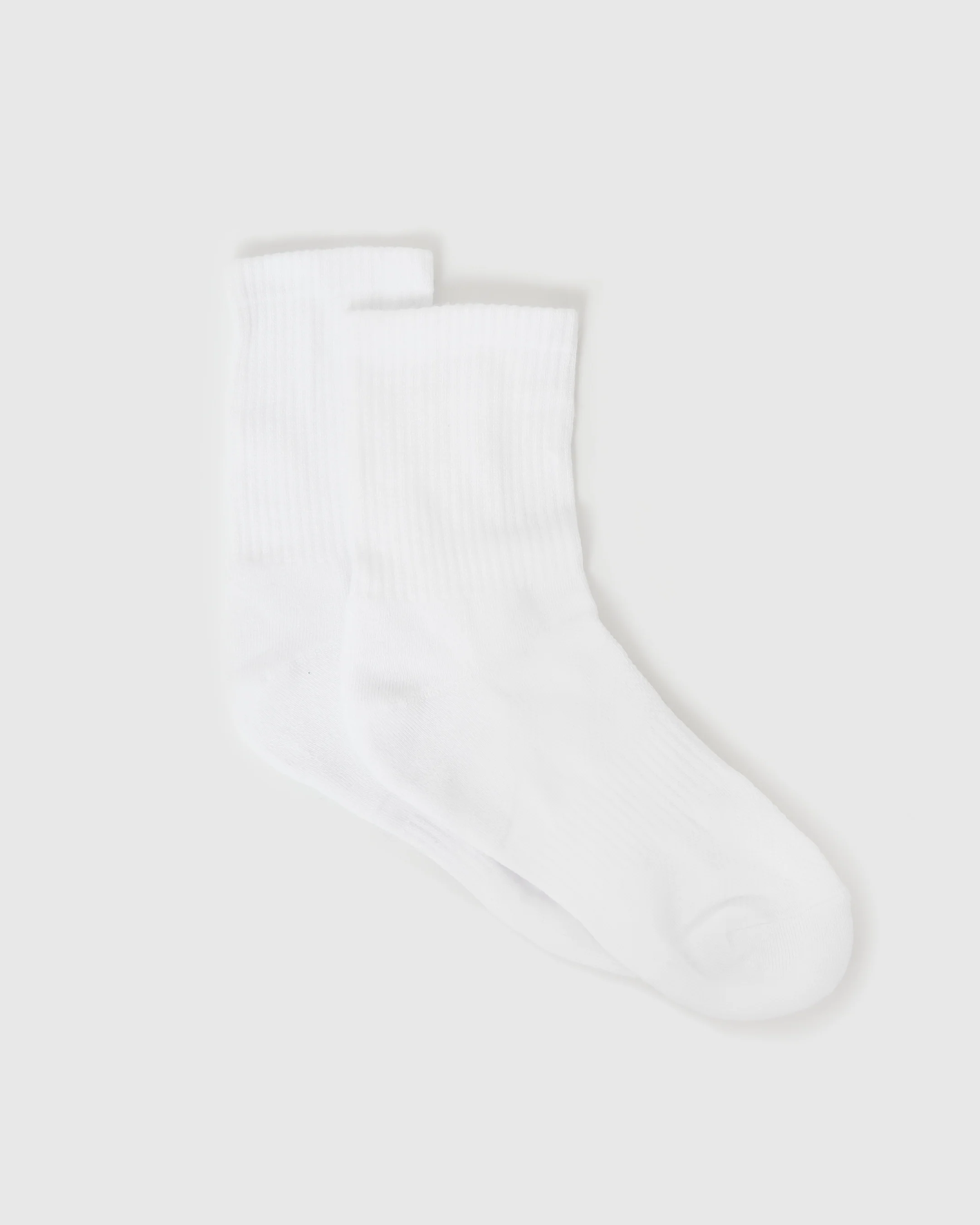 White Half Crew Socks 3-Pack - Image 4