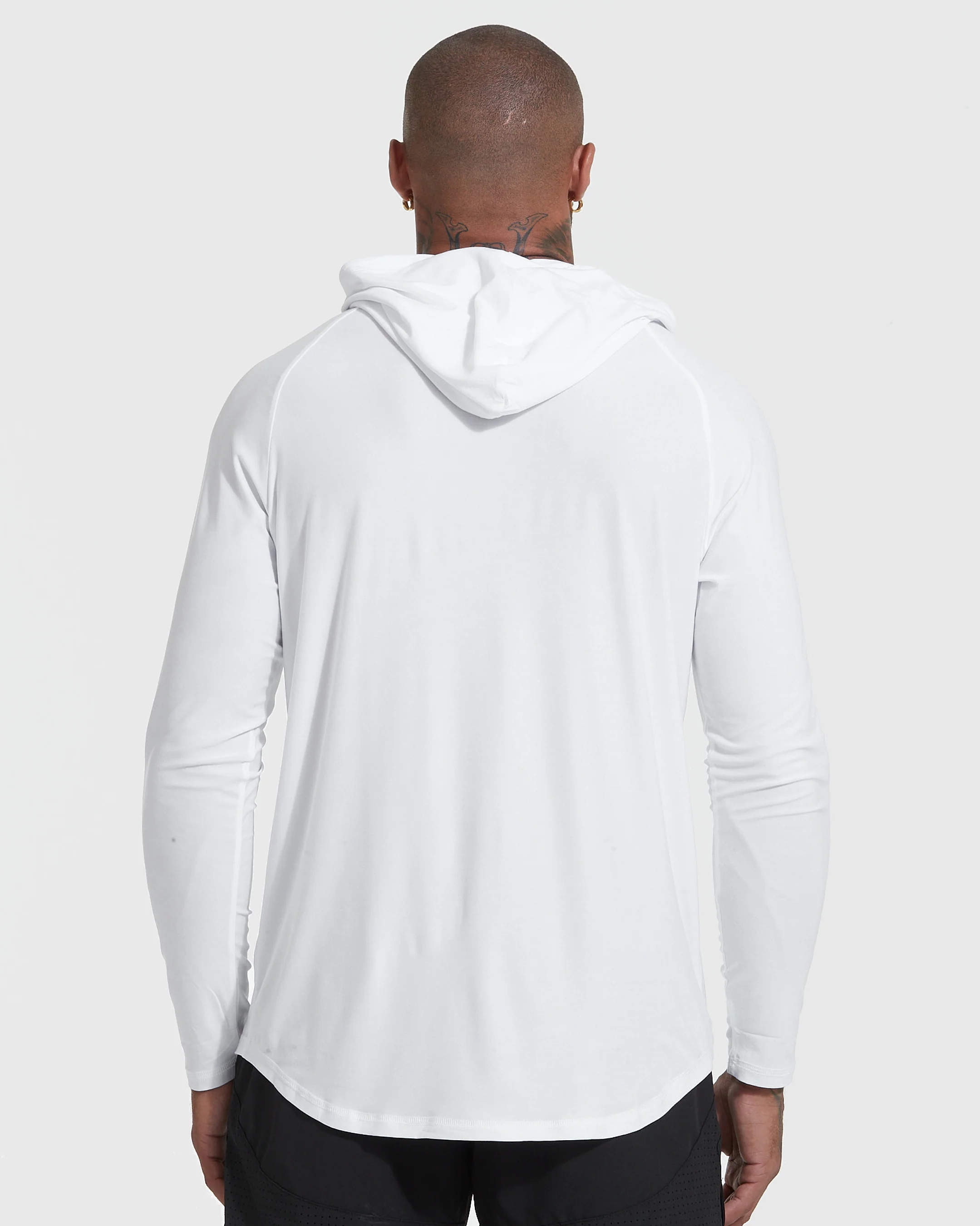 White Active Hoodie - Image 4