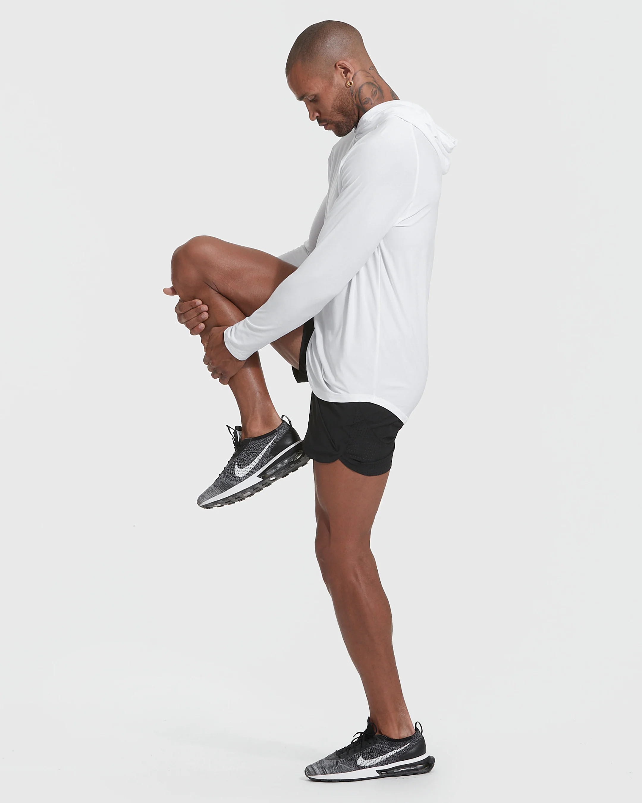 White Active Hoodie - Image 6