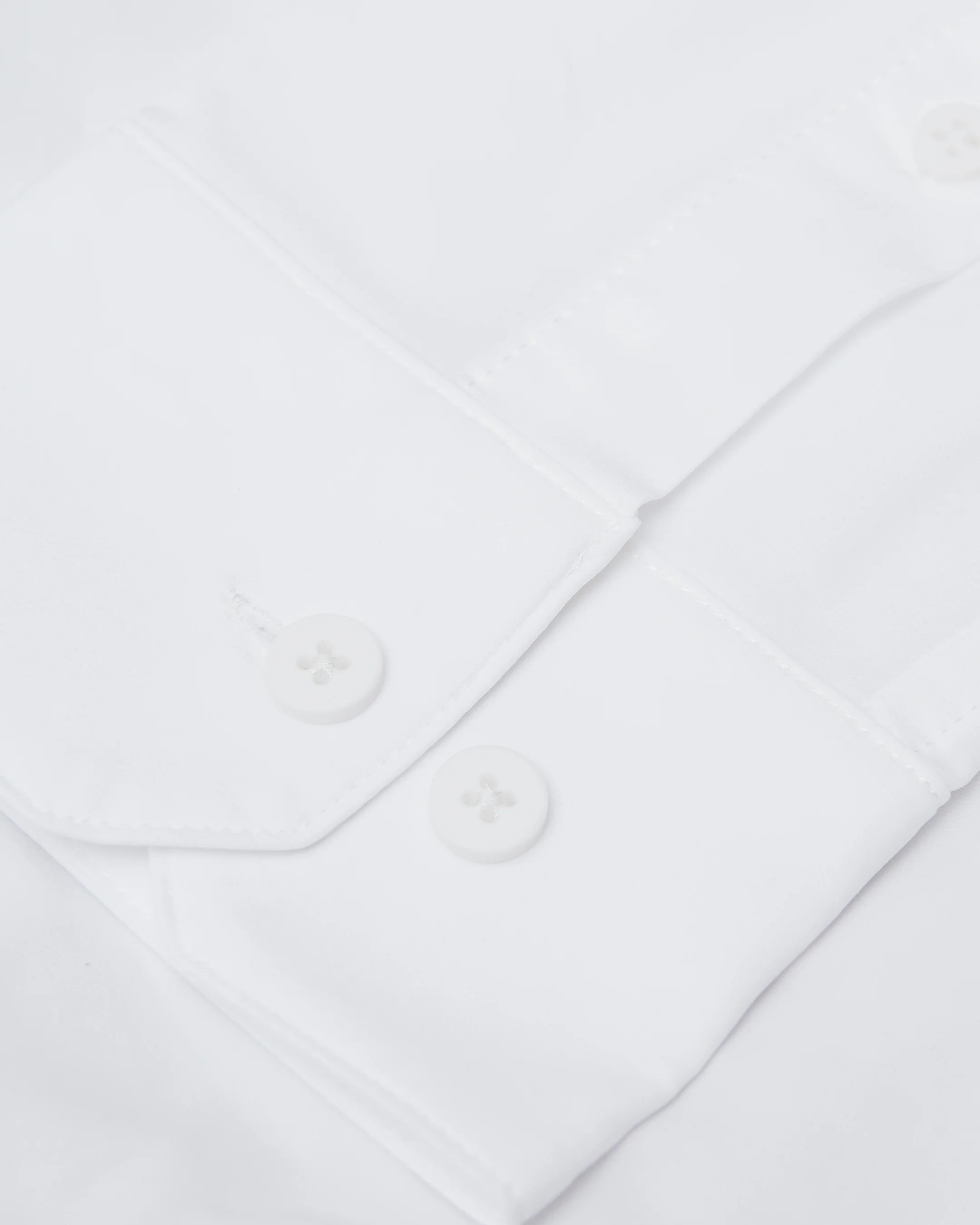 White Commuter Long Sleeve Shirt - Image 7