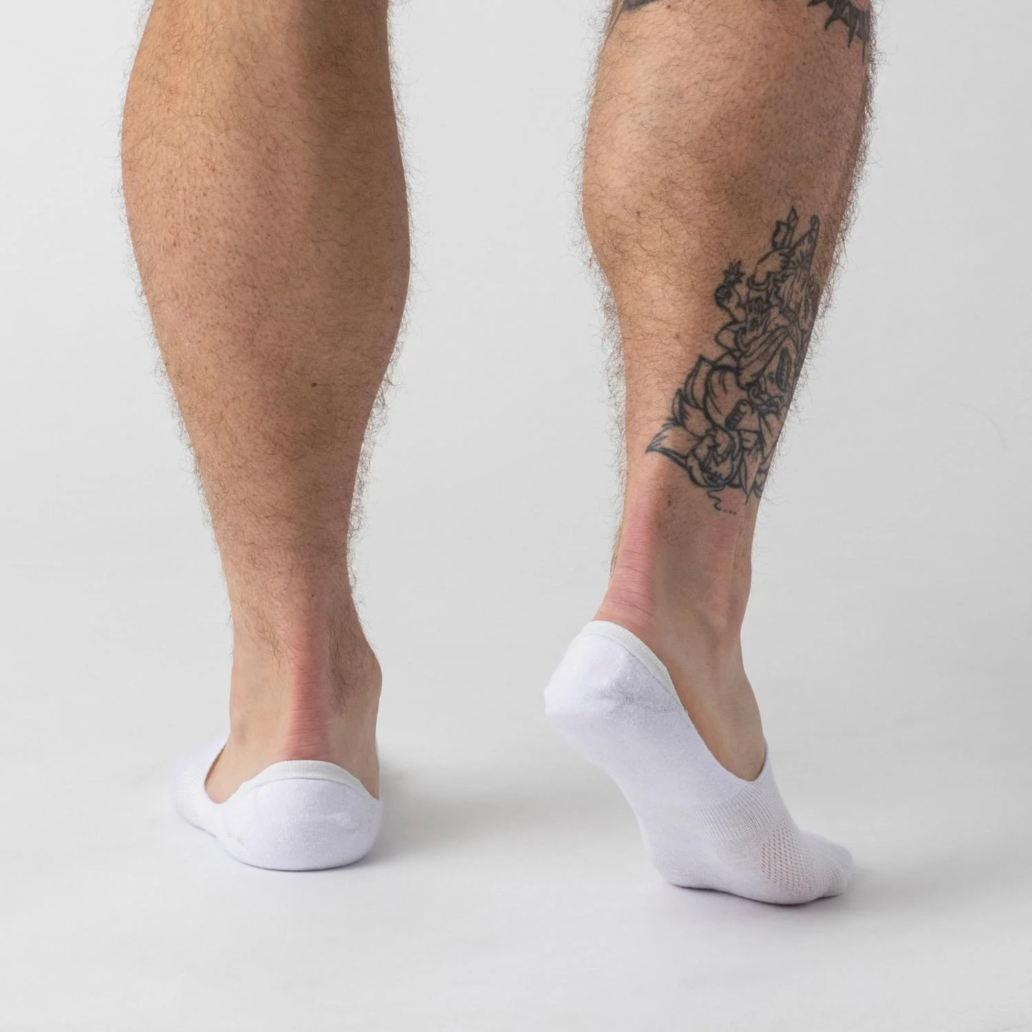 White Never Show Socks 3 Pack - Image 3