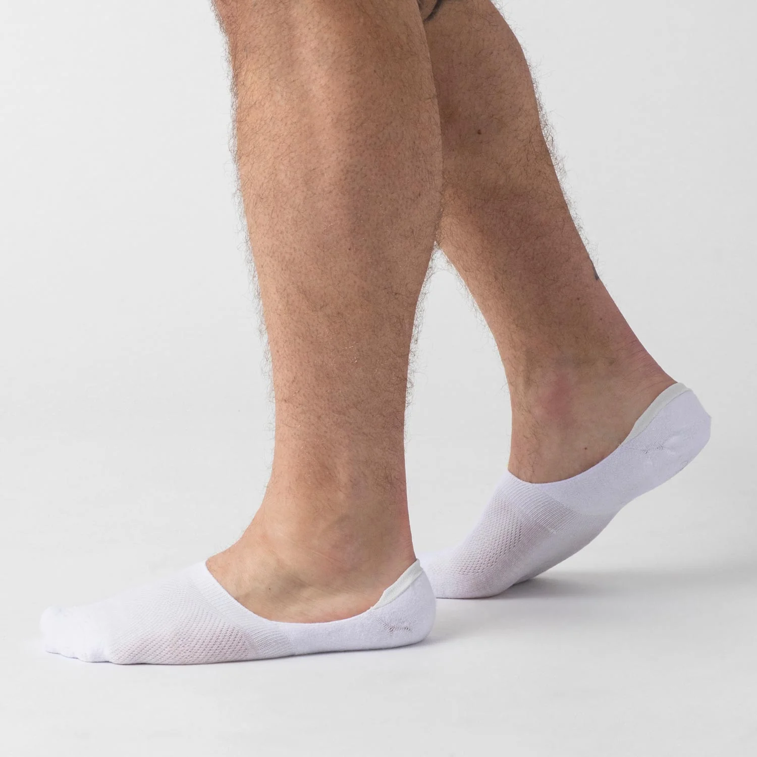 White Never Show Socks 3 Pack - Image 4