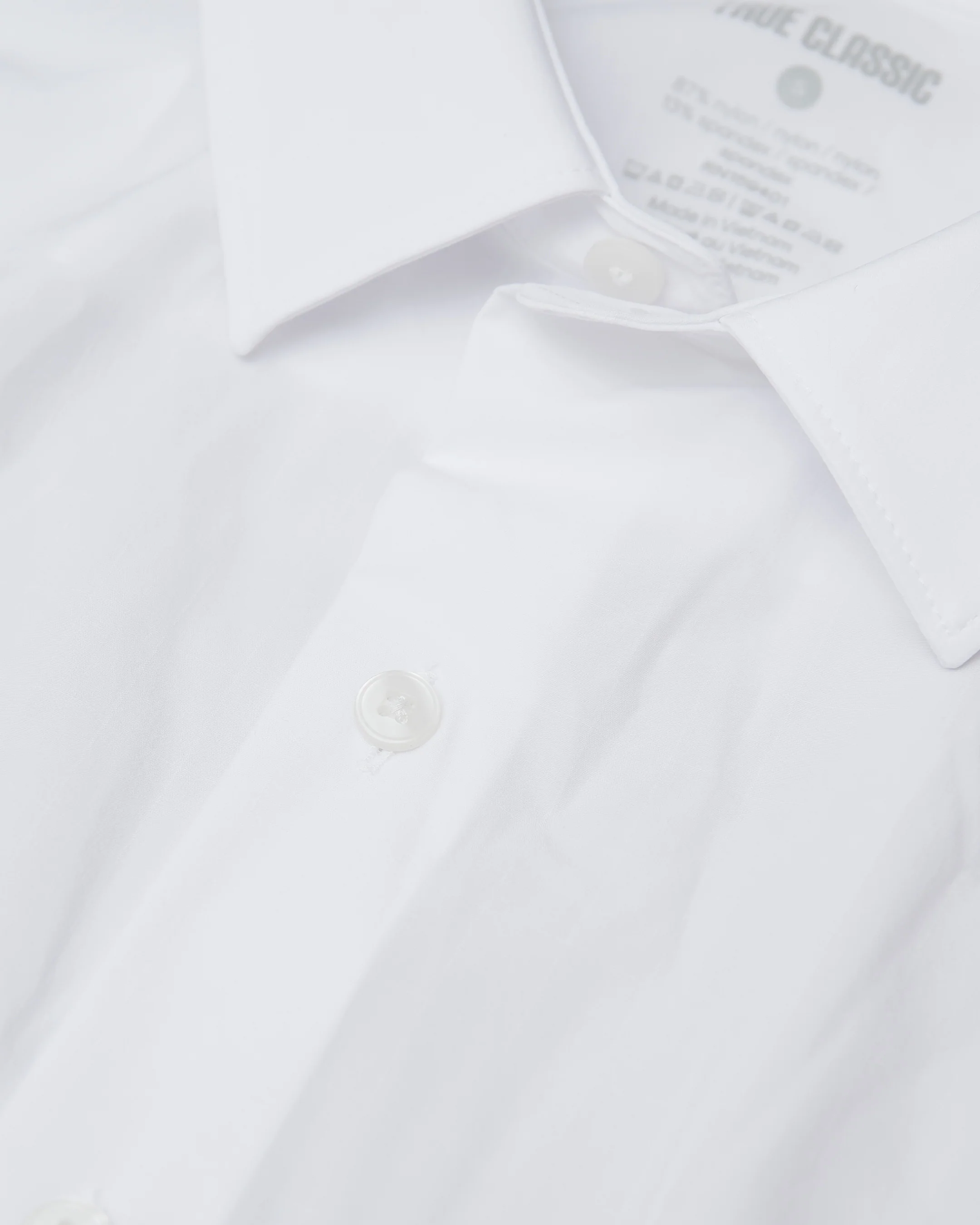 White Lightweight Dress Shirt - Image 6