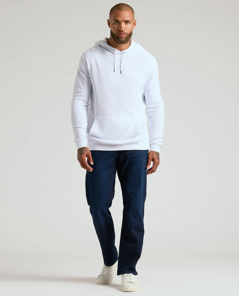 White Waffle Hoodie - Image 7