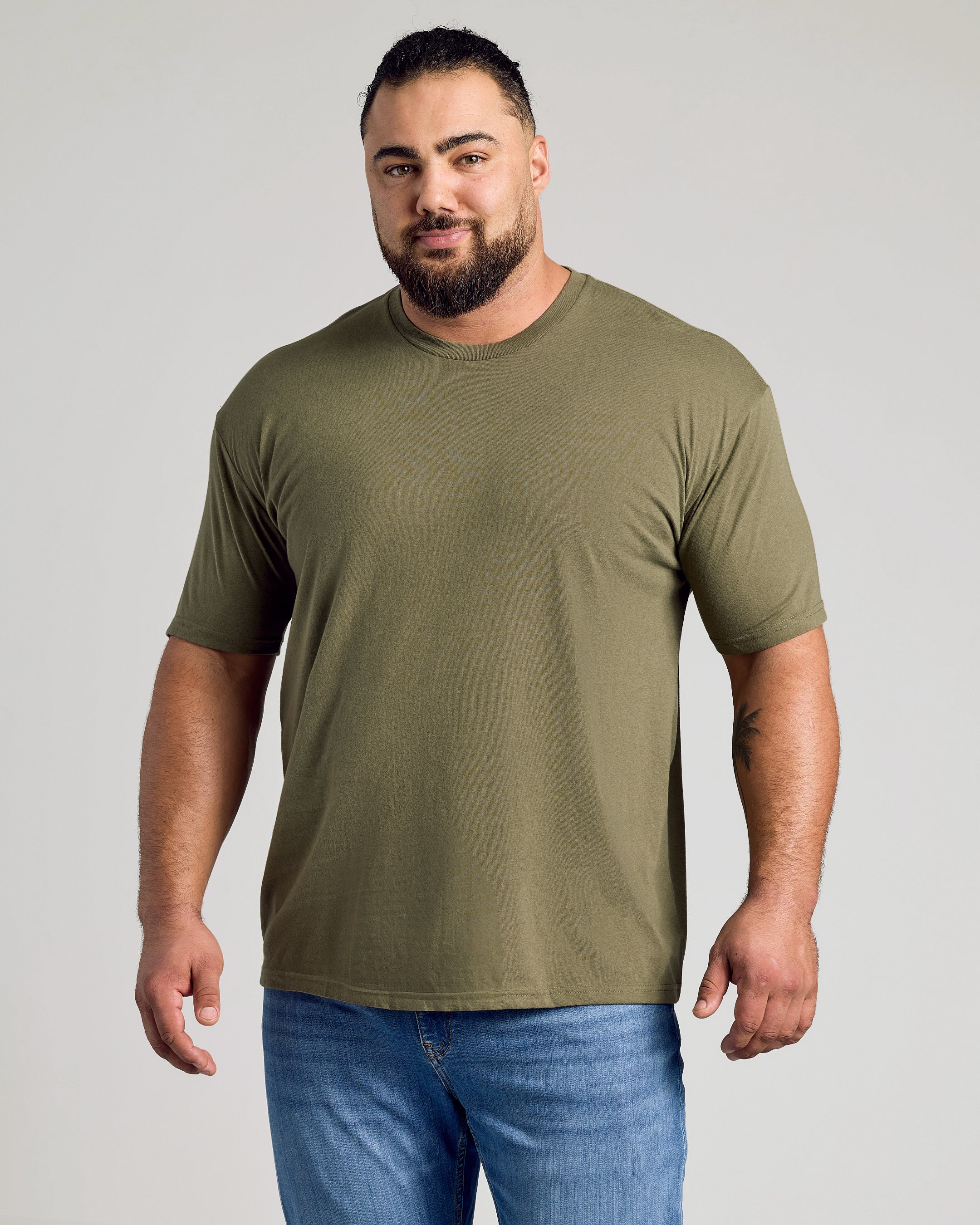 Military Green Classic Crew Neck - Image 8